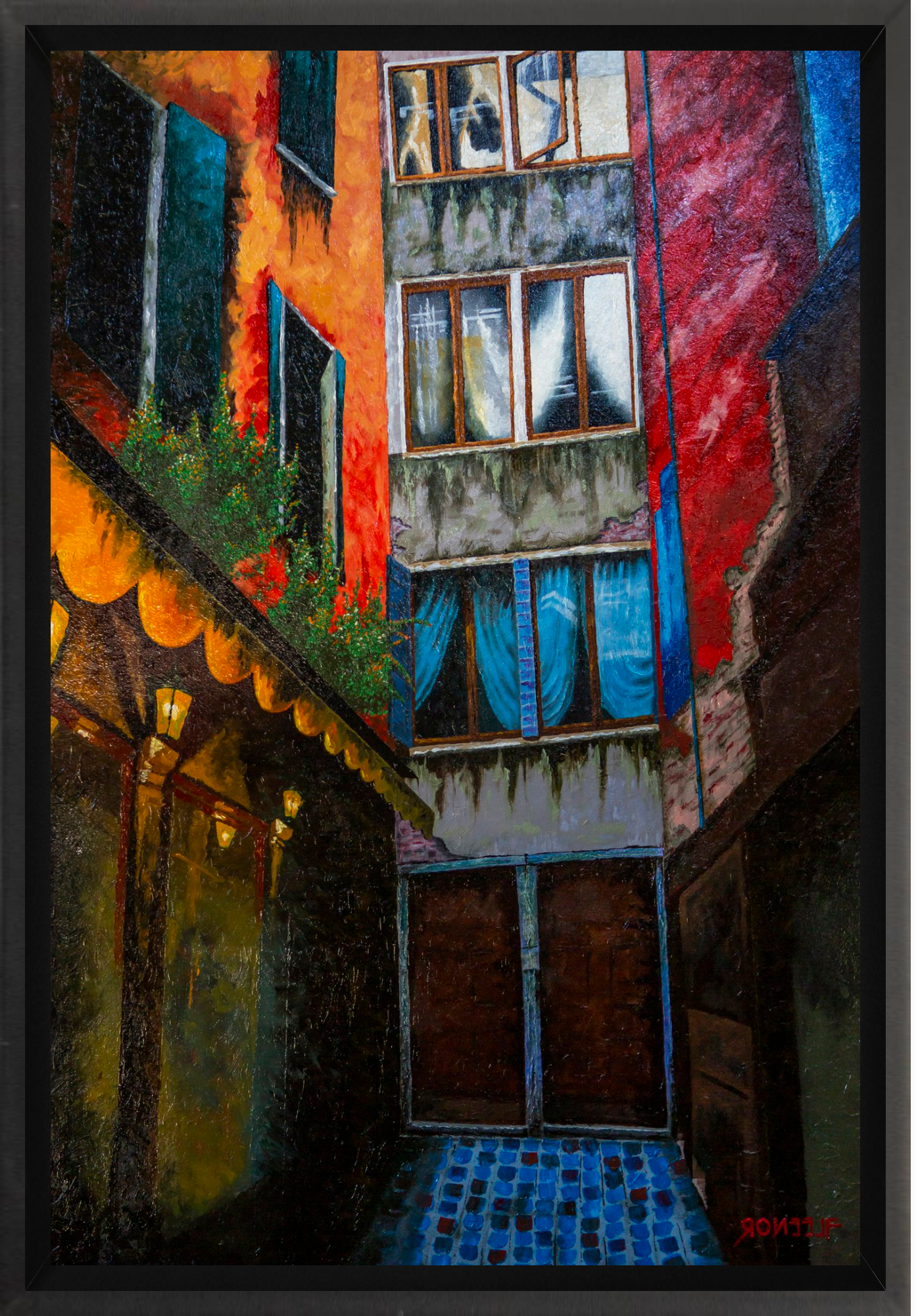 #Framed Canvas_8x12"_Black