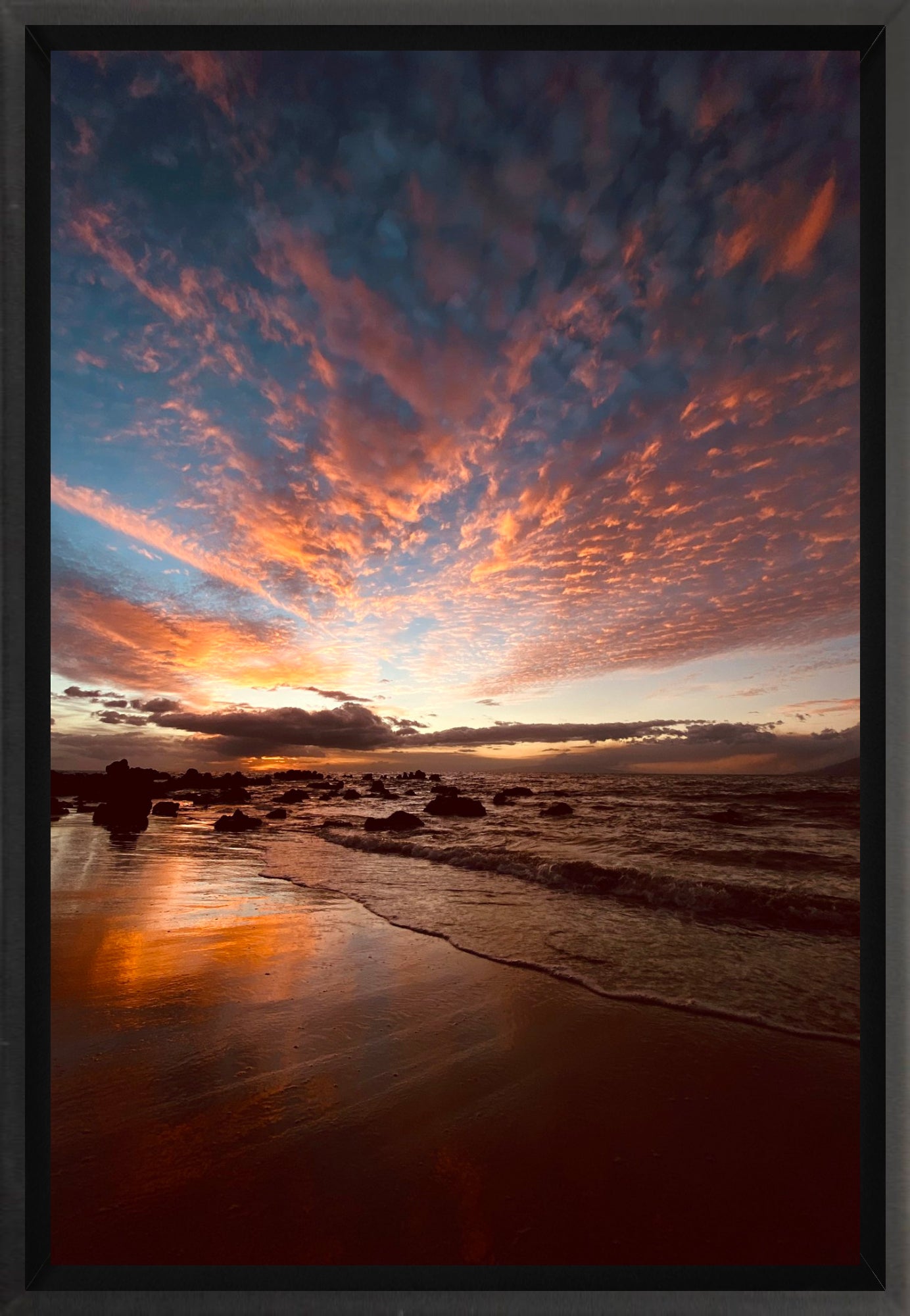 #Framed Canvas_8x12"_Black