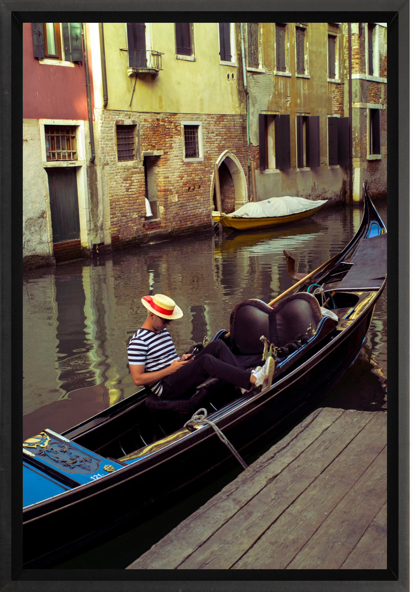 #Framed Canvas_8x12"_Black