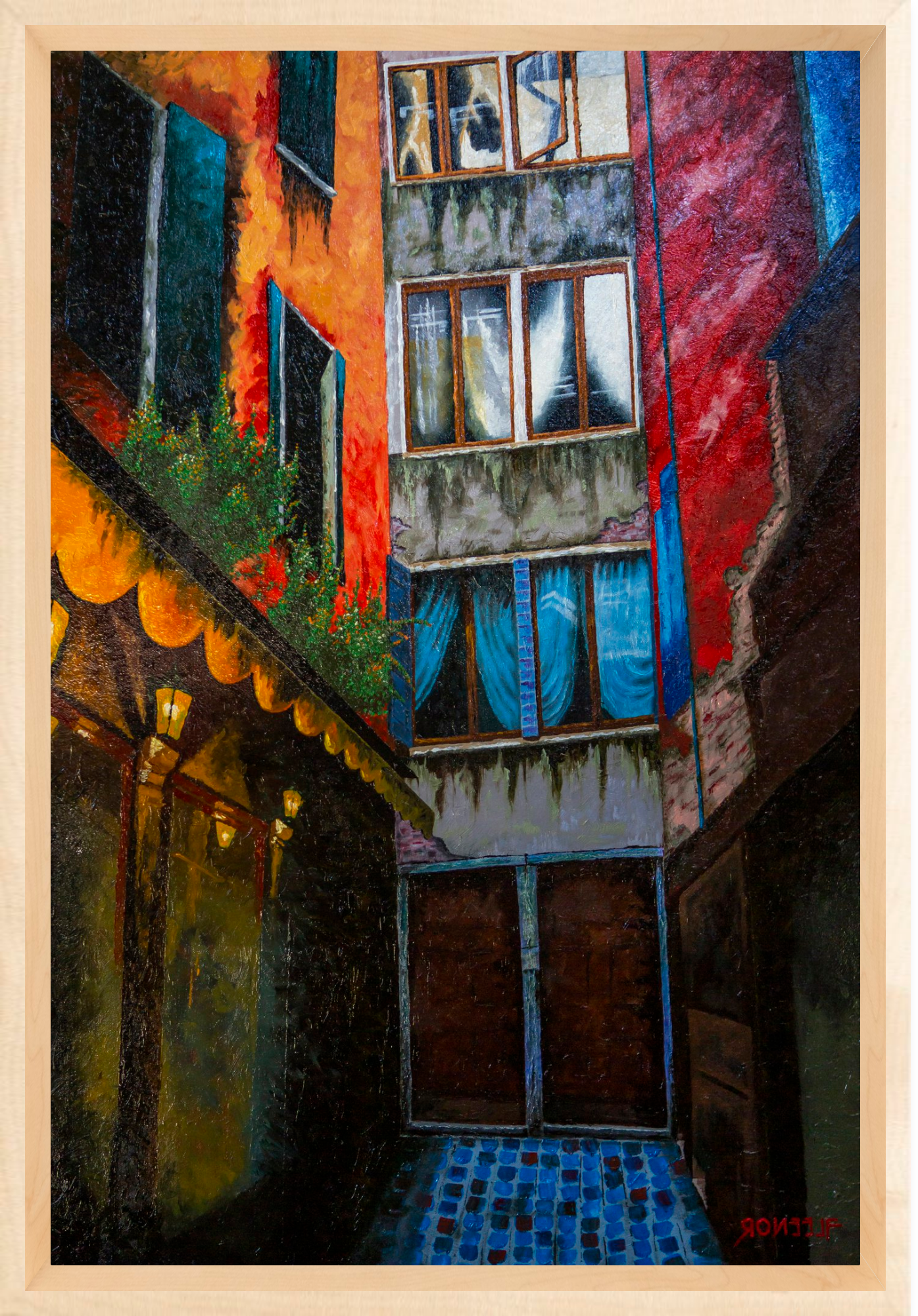 #Framed Canvas_8x12"_Natural