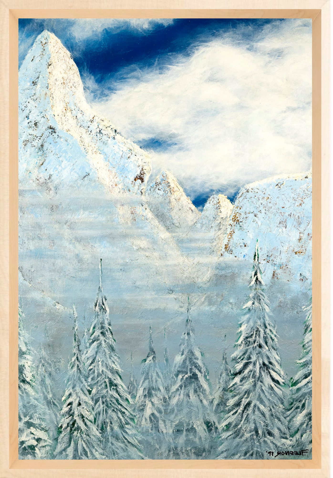 #Framed Canvas_8x12"_Natural