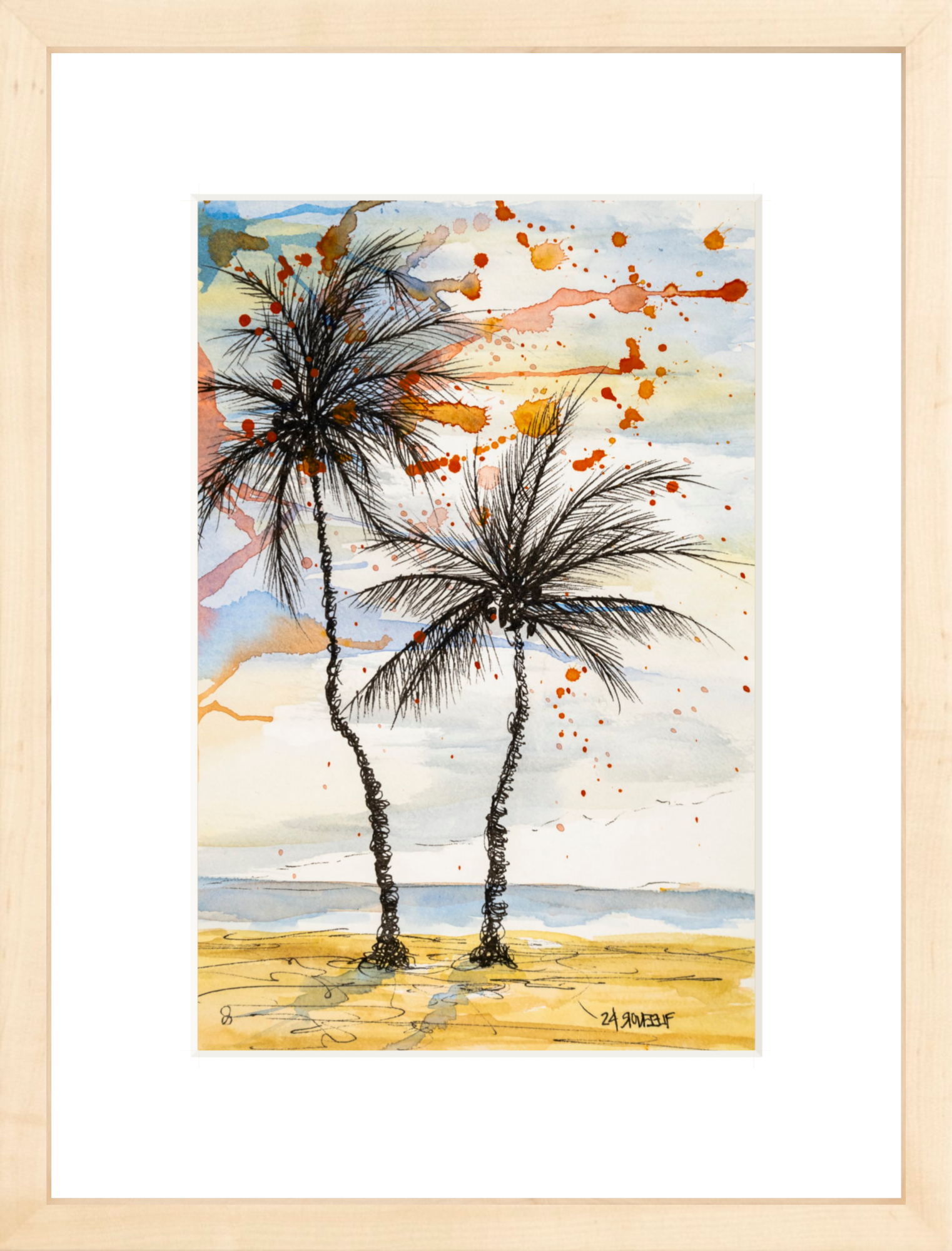 #Framed Print_8x12"_Natural