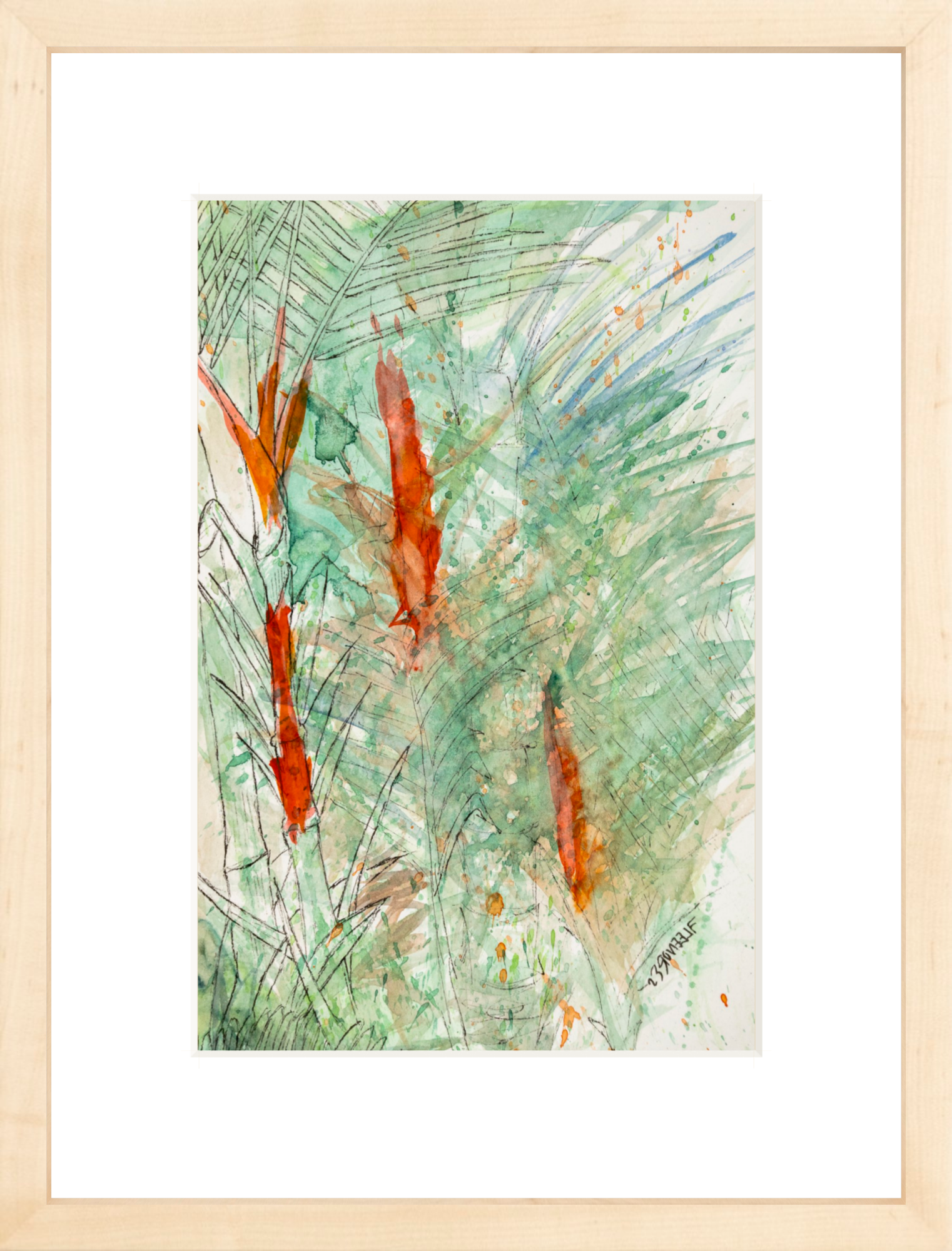 #Framed Print_8x12"_Natural