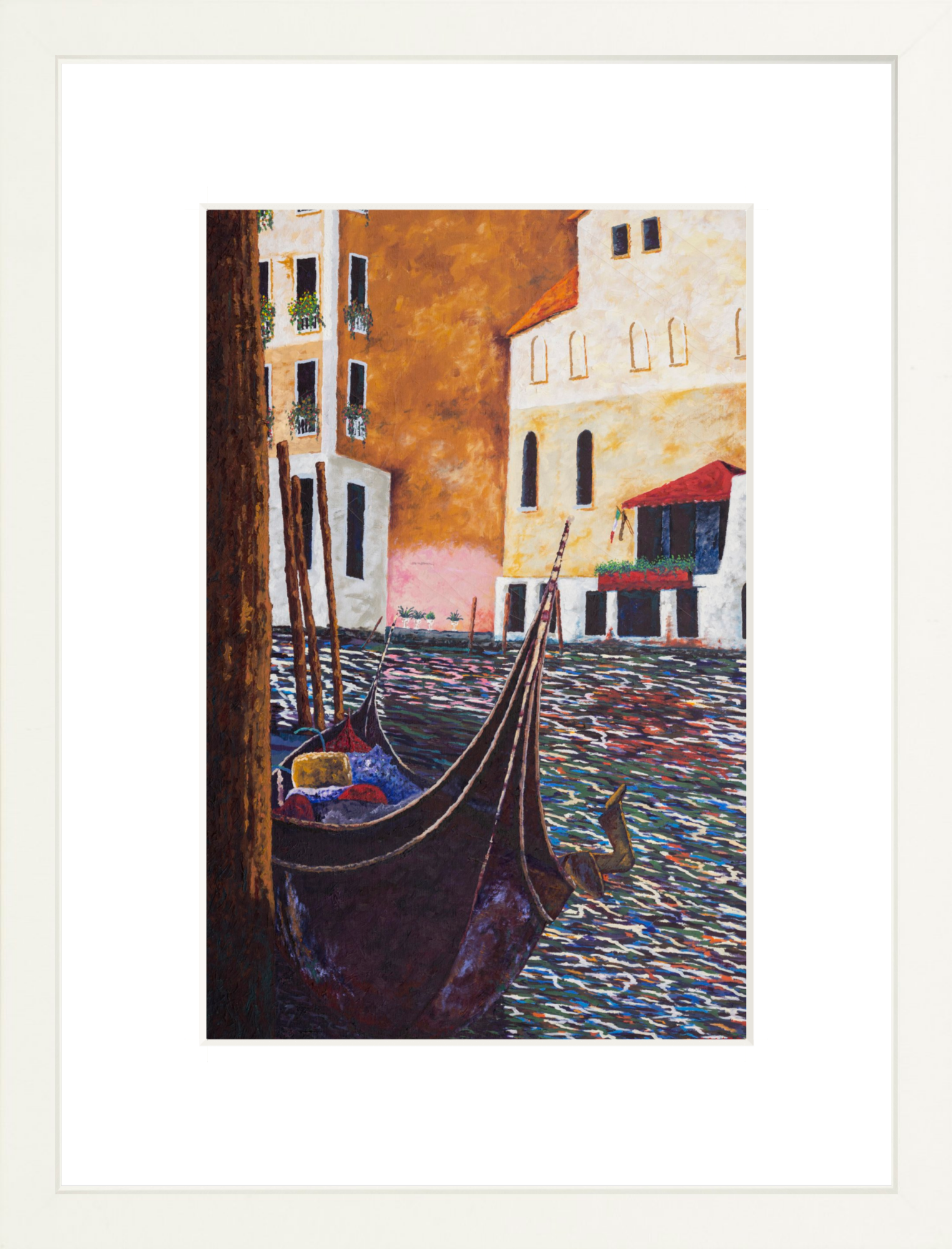 #Framed Print_8x12"_White