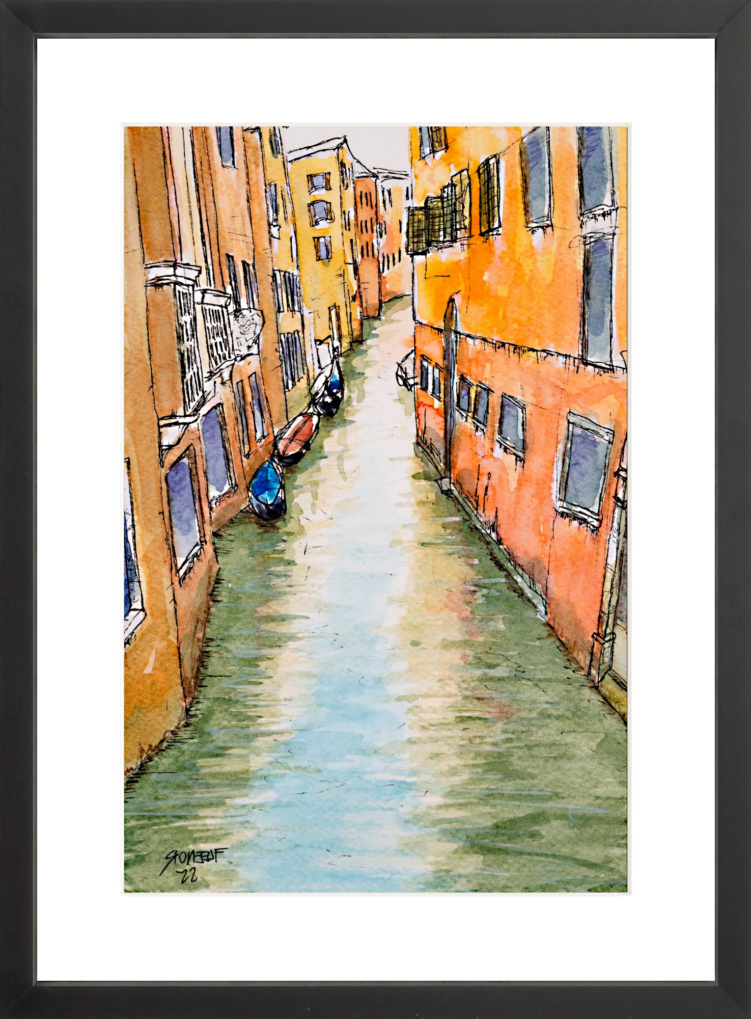 #Framed Print_12x18"_Black