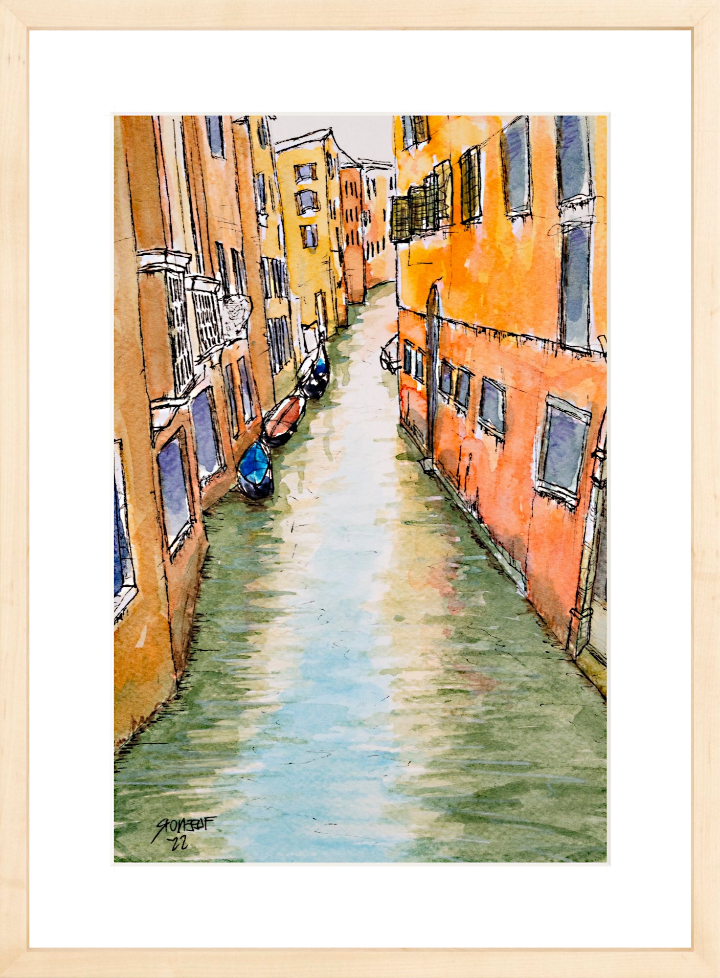 #Framed Print_12x18"_Natural