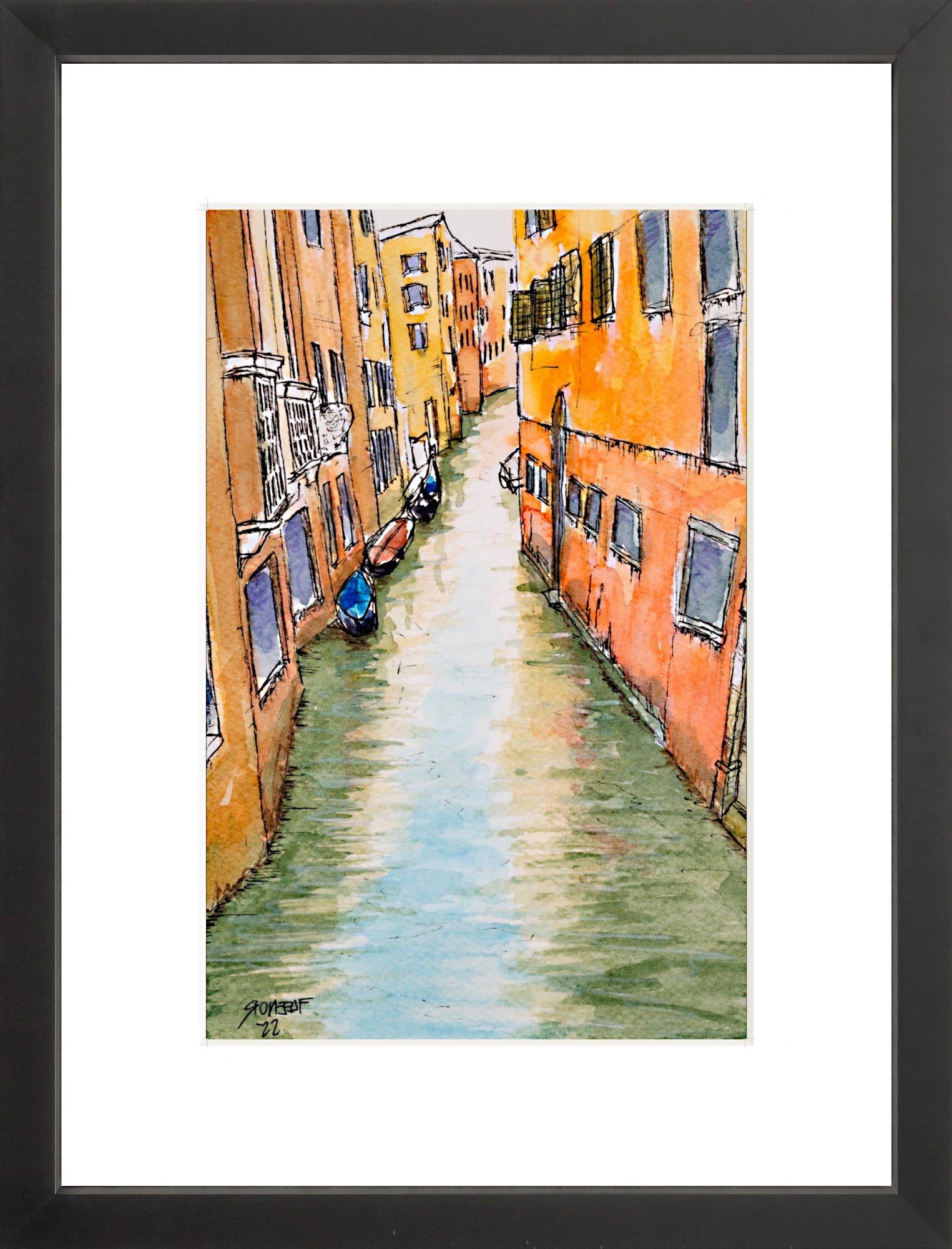 #Framed Print_8x12"_Black