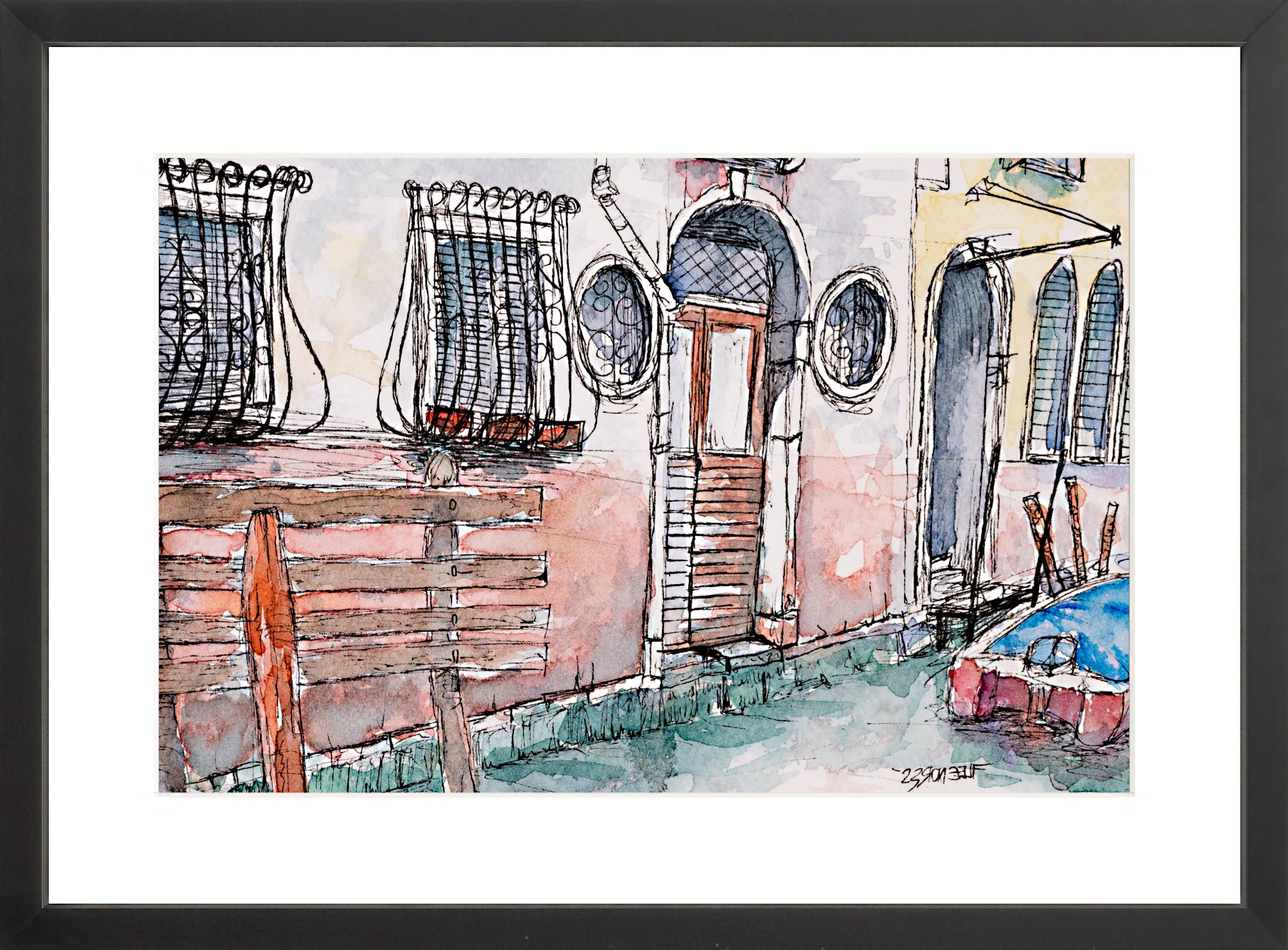 #Framed Print_12x18"_Black