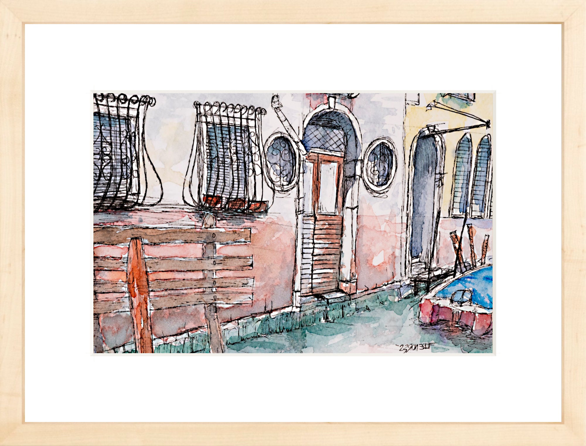 #Framed Print_8x12"_Natural