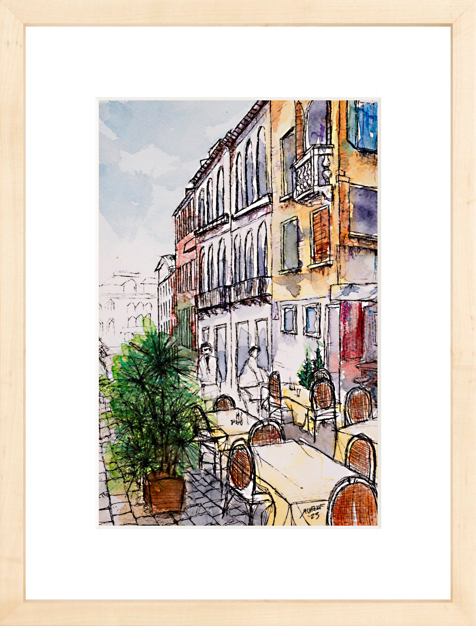 #Framed Print_8x12"_Natural