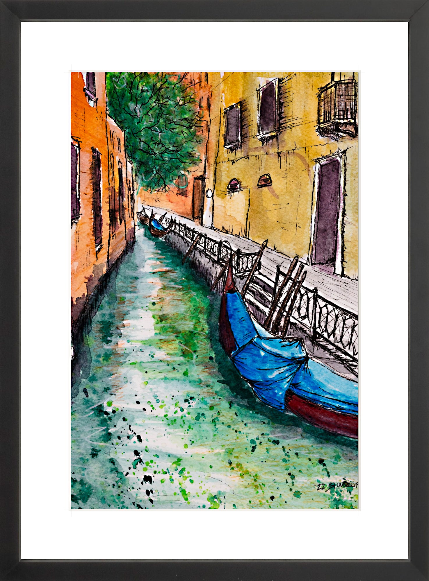 #Framed Print_12x18"_Black