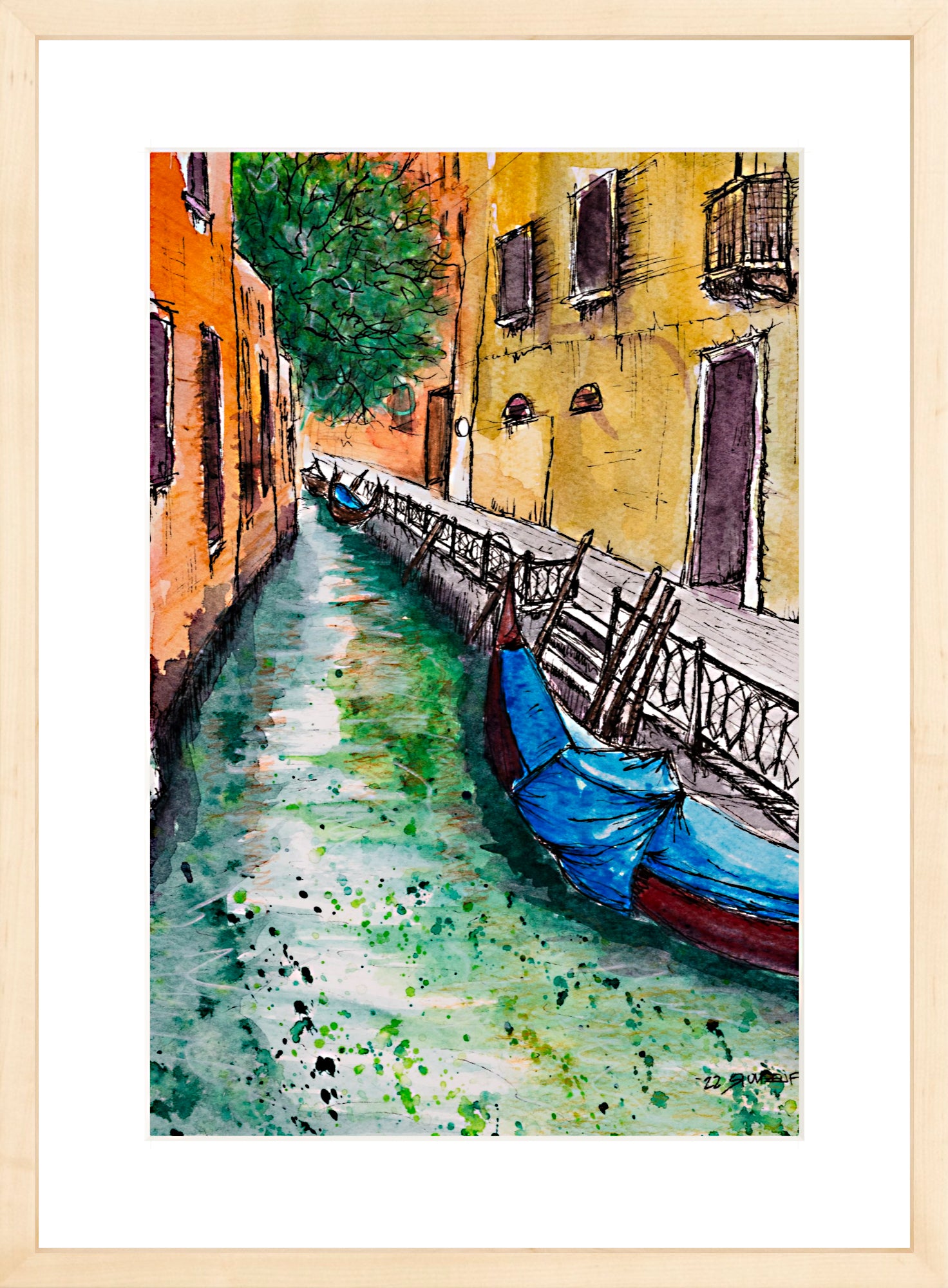 #Framed Print_12x18"_Natural