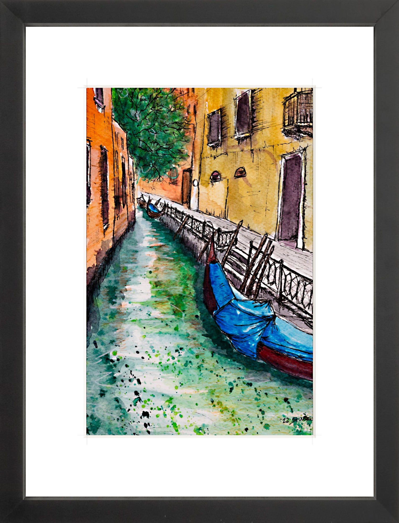 #Framed Print_8x12"_Black