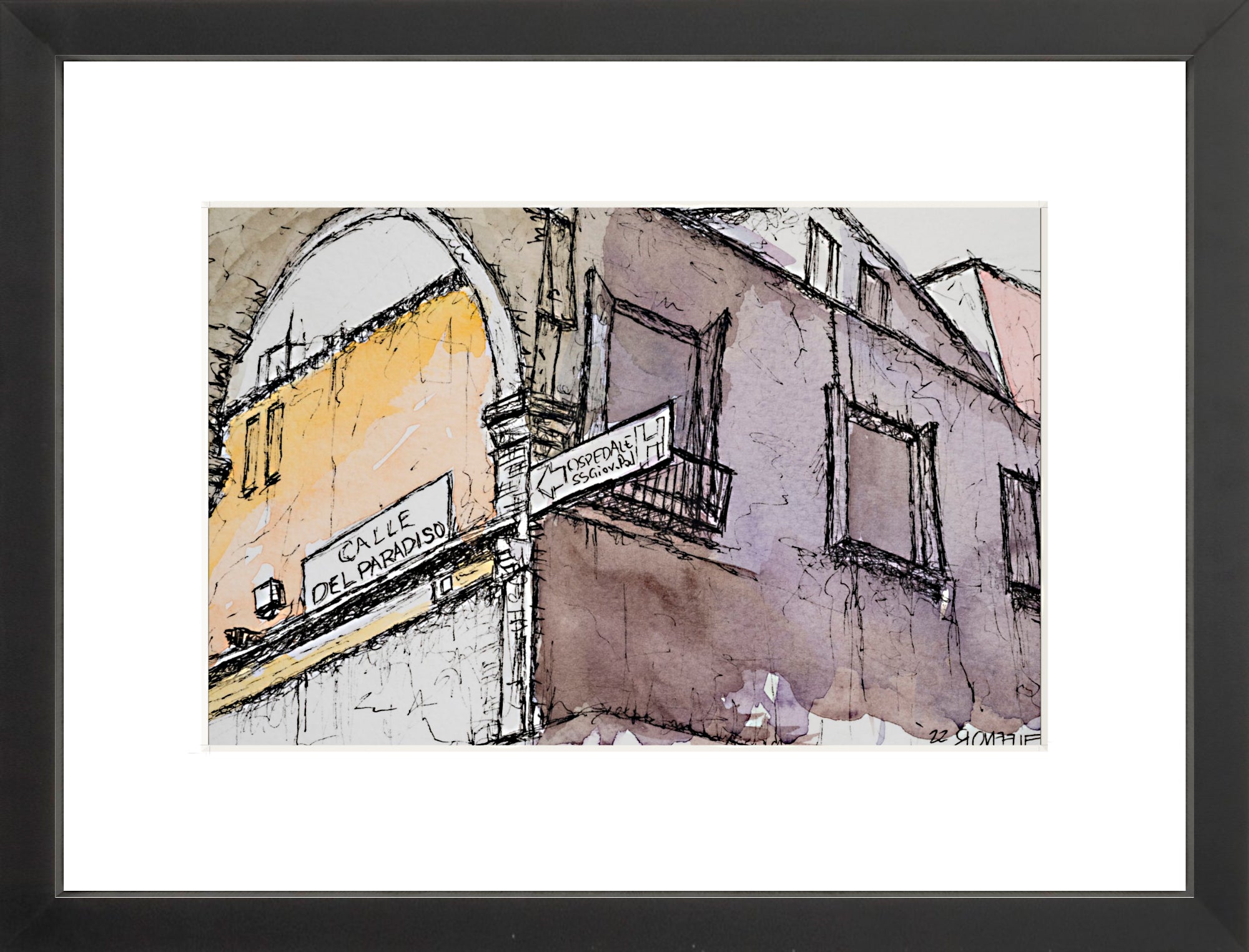 #Framed Print_8x12_Black