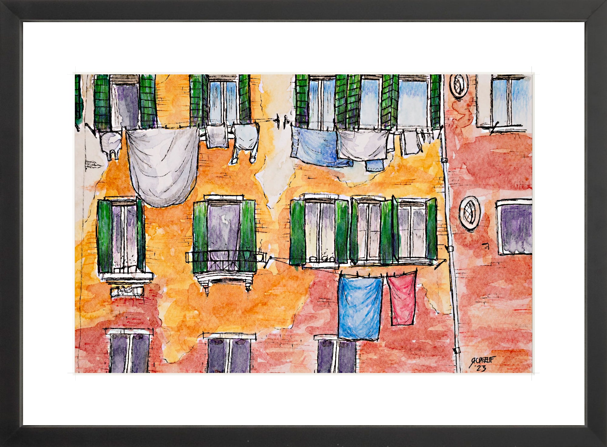 #Framed Print_12x18"_Black