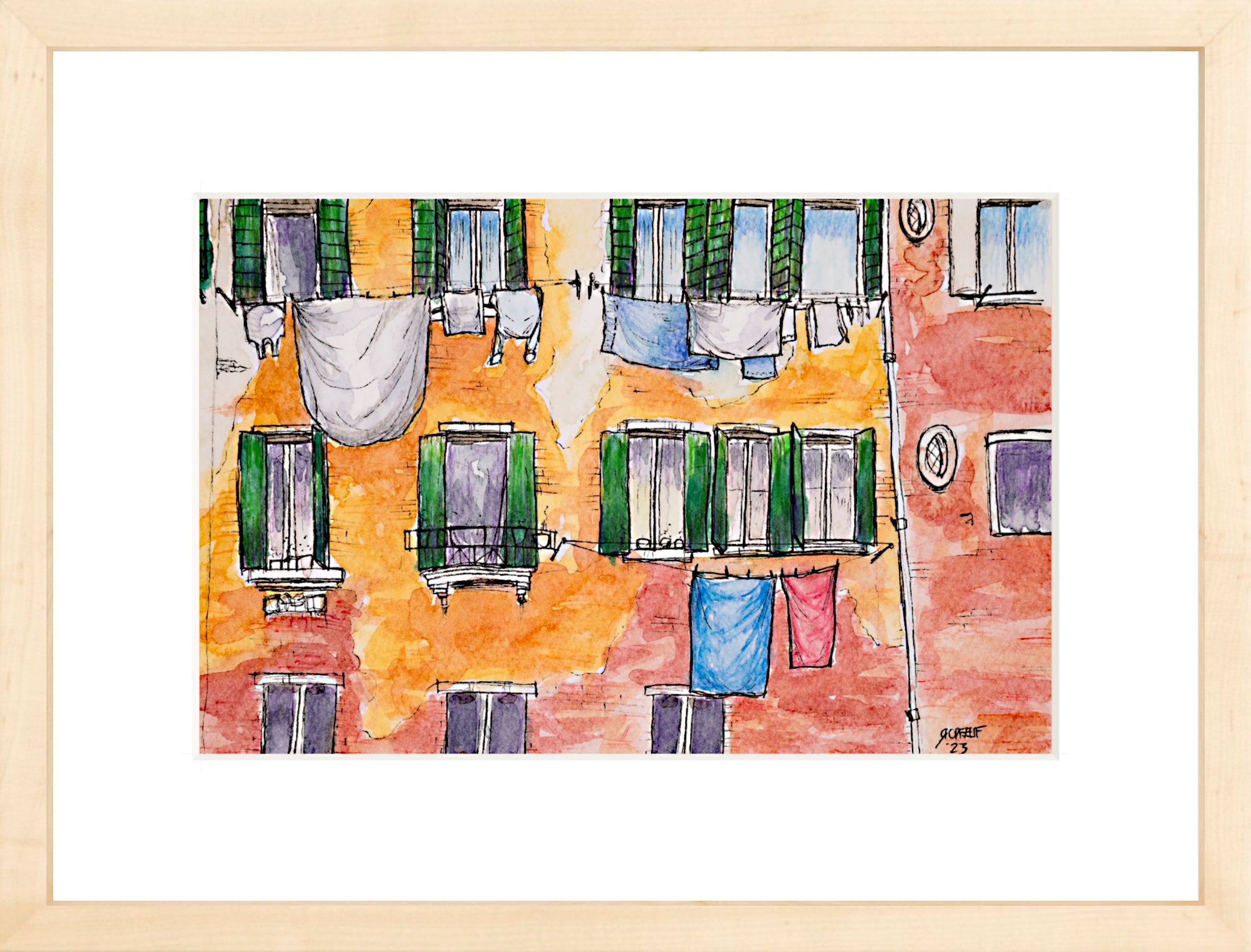 #Framed Print_8x12"_Natural