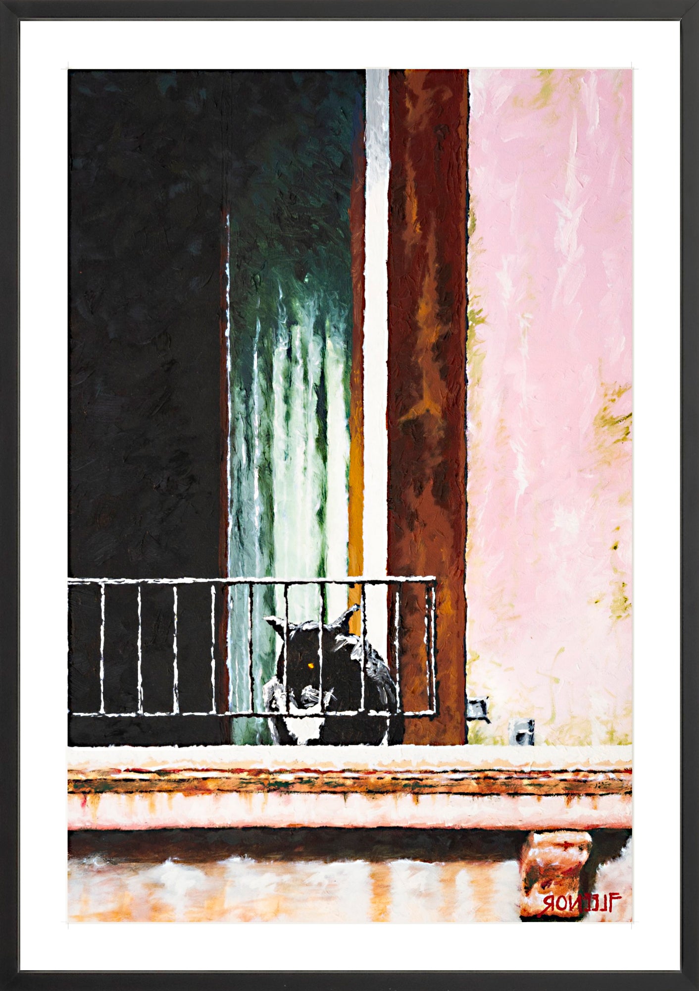 #Framed Print_24x36"_Black