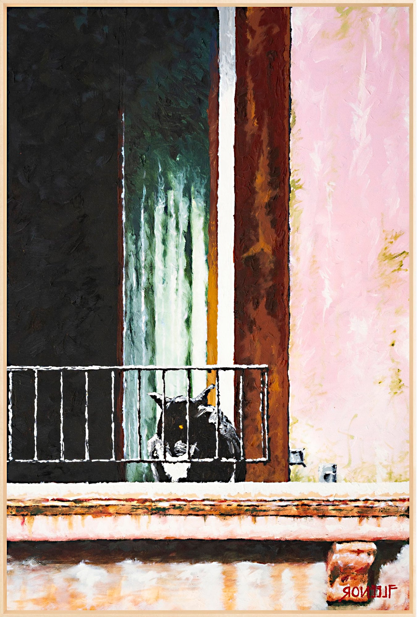 #Framed Canvas_30x45"_Natural