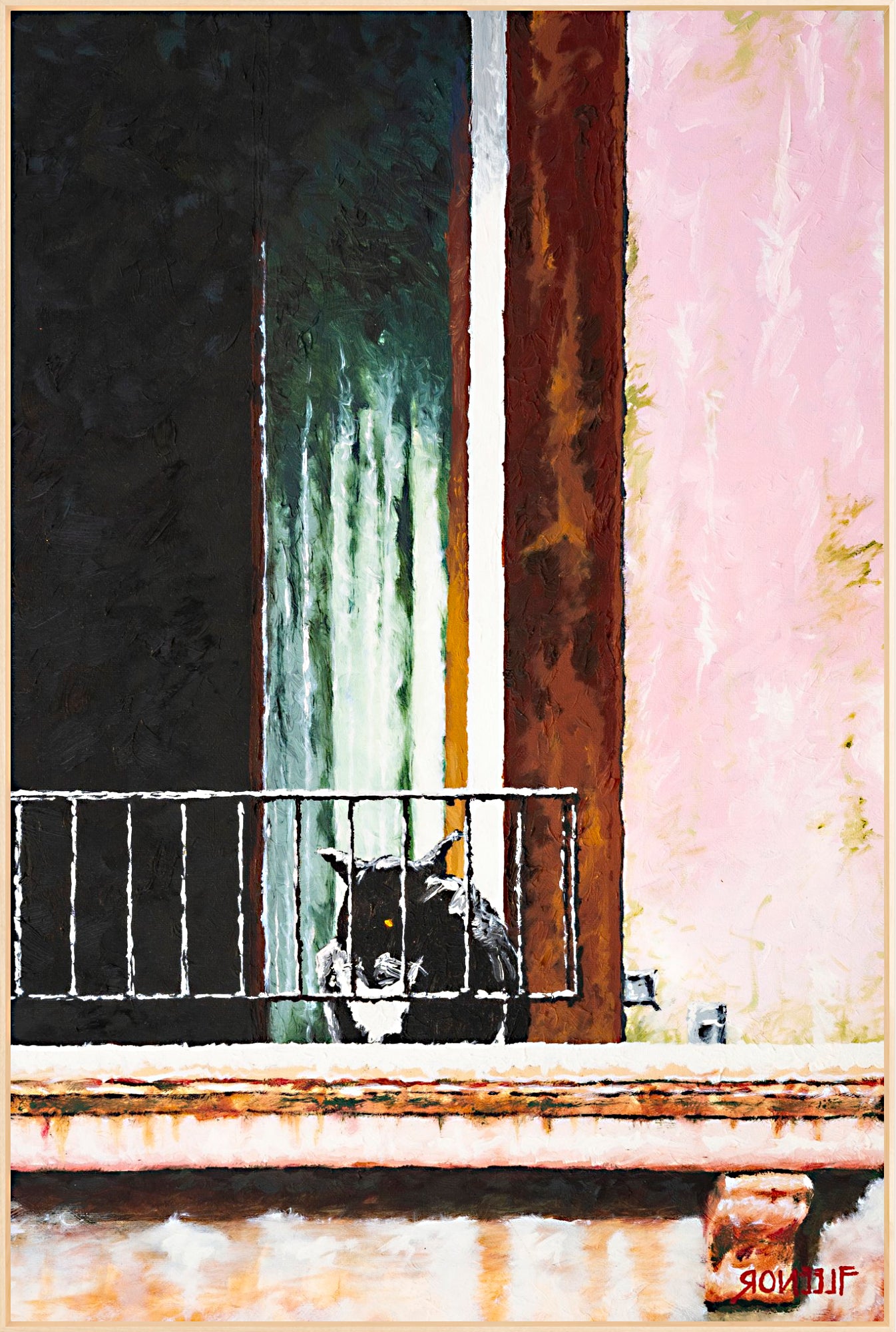 #Framed Canvas_40x60"__Natural