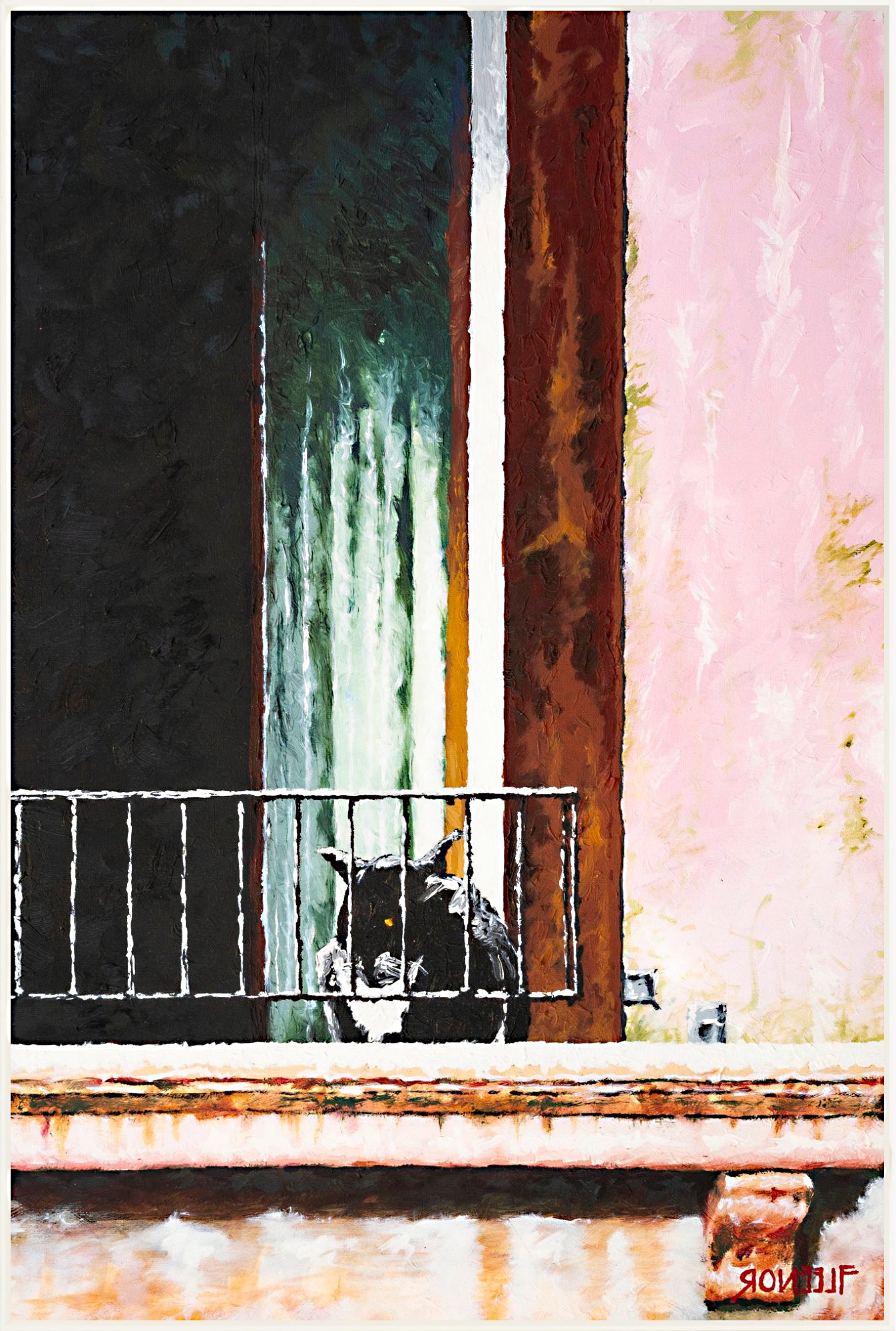 #Framed Canvas_40x60"_White