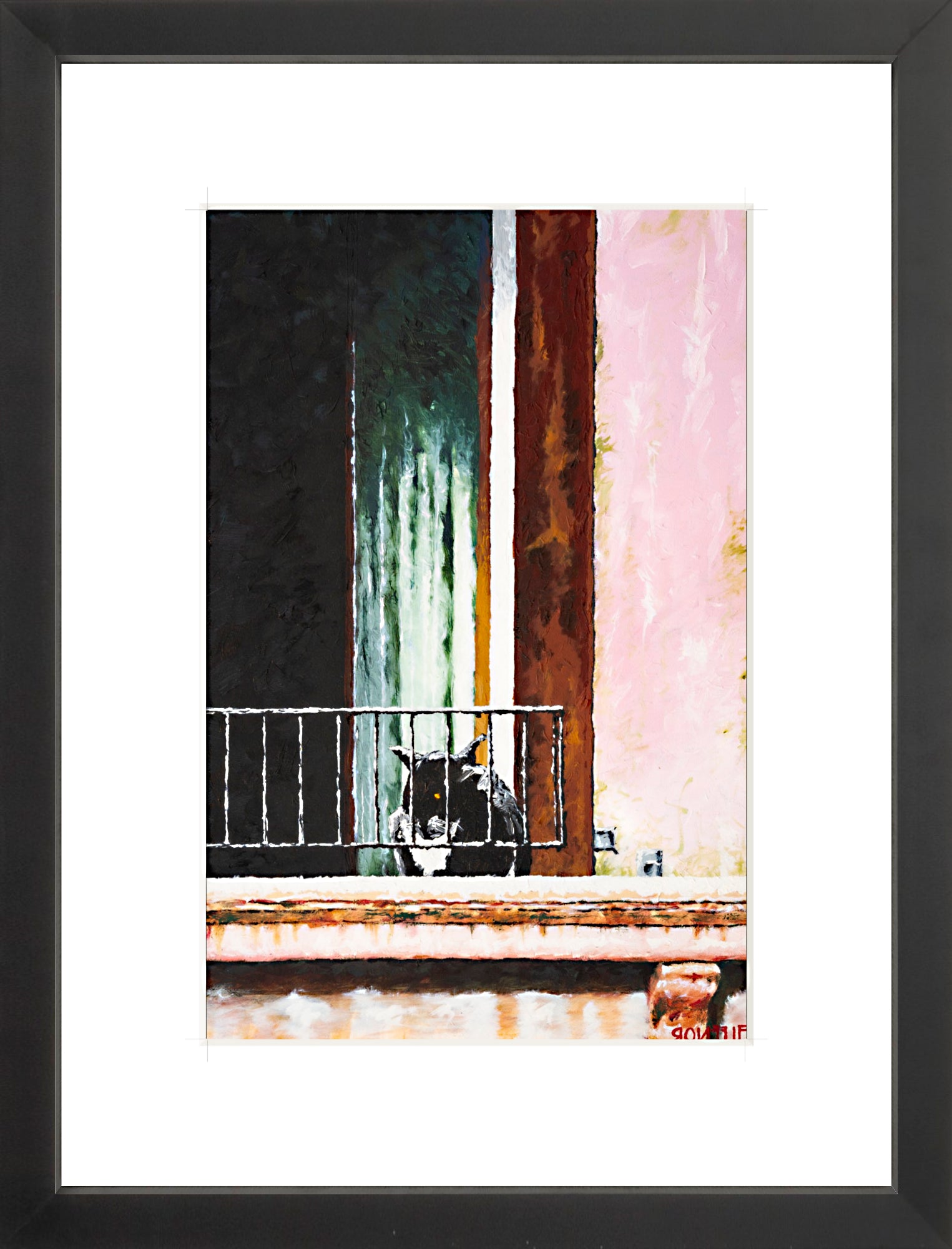 #Framed Print_8x12"_Black