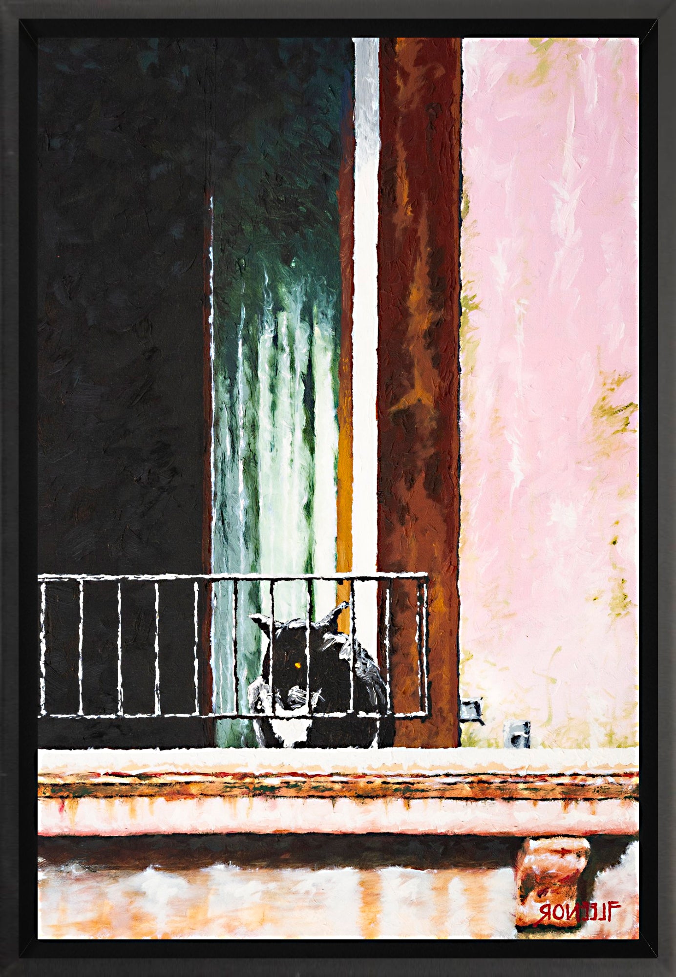 #Framed Canvas_8x12"_Black