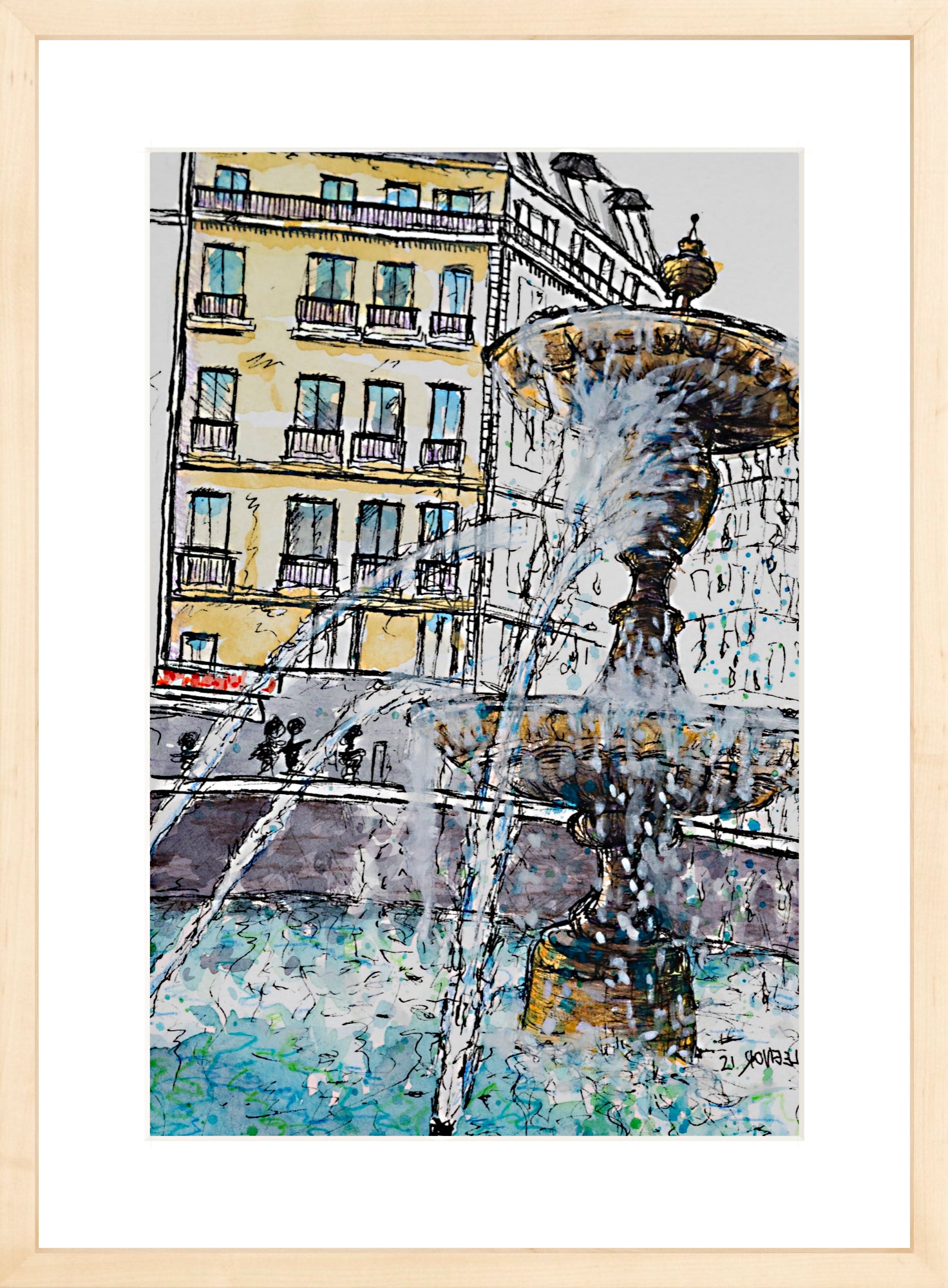 #Framed Print_12x18"_Natural