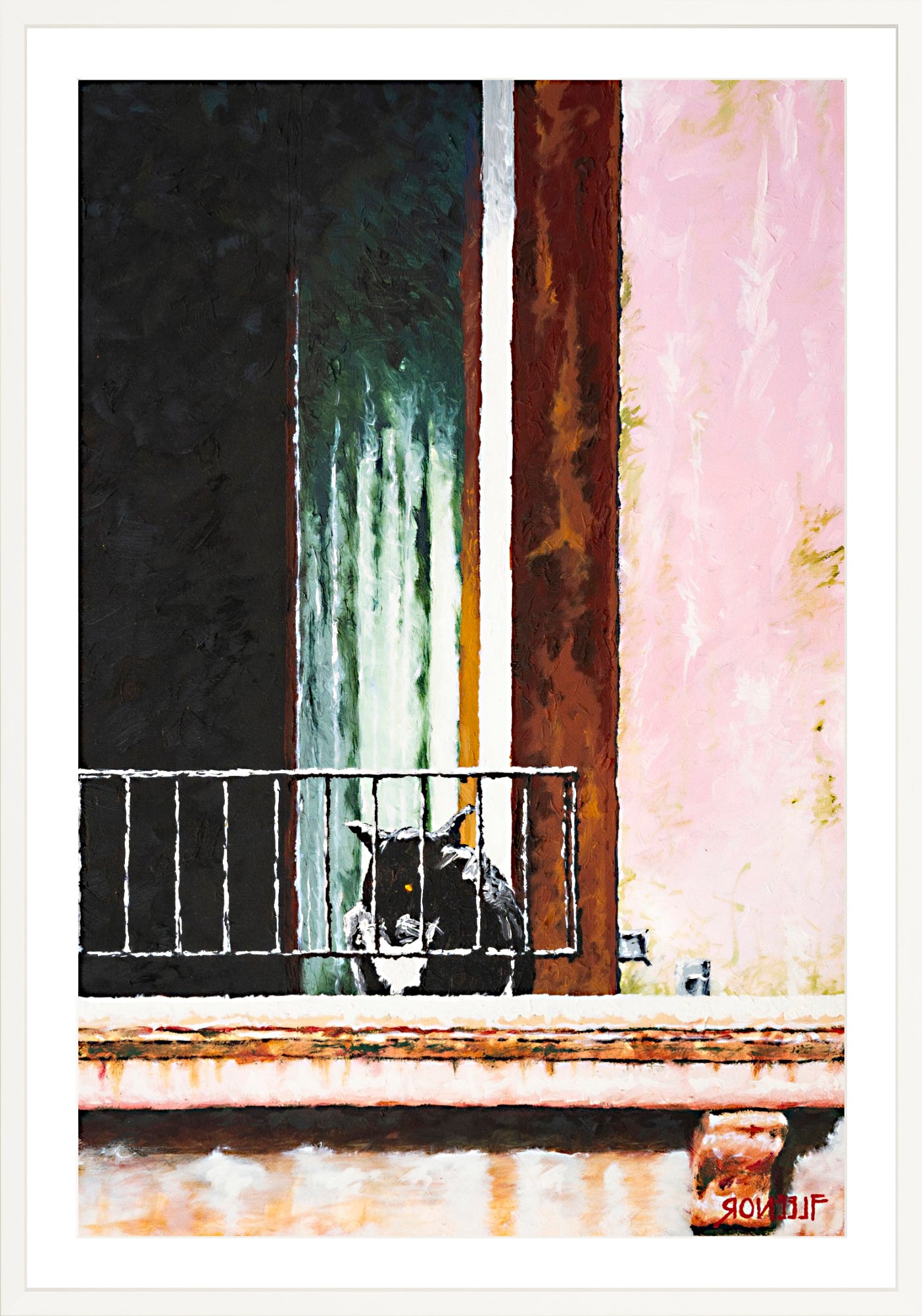 #Framed Print_30x45"_White