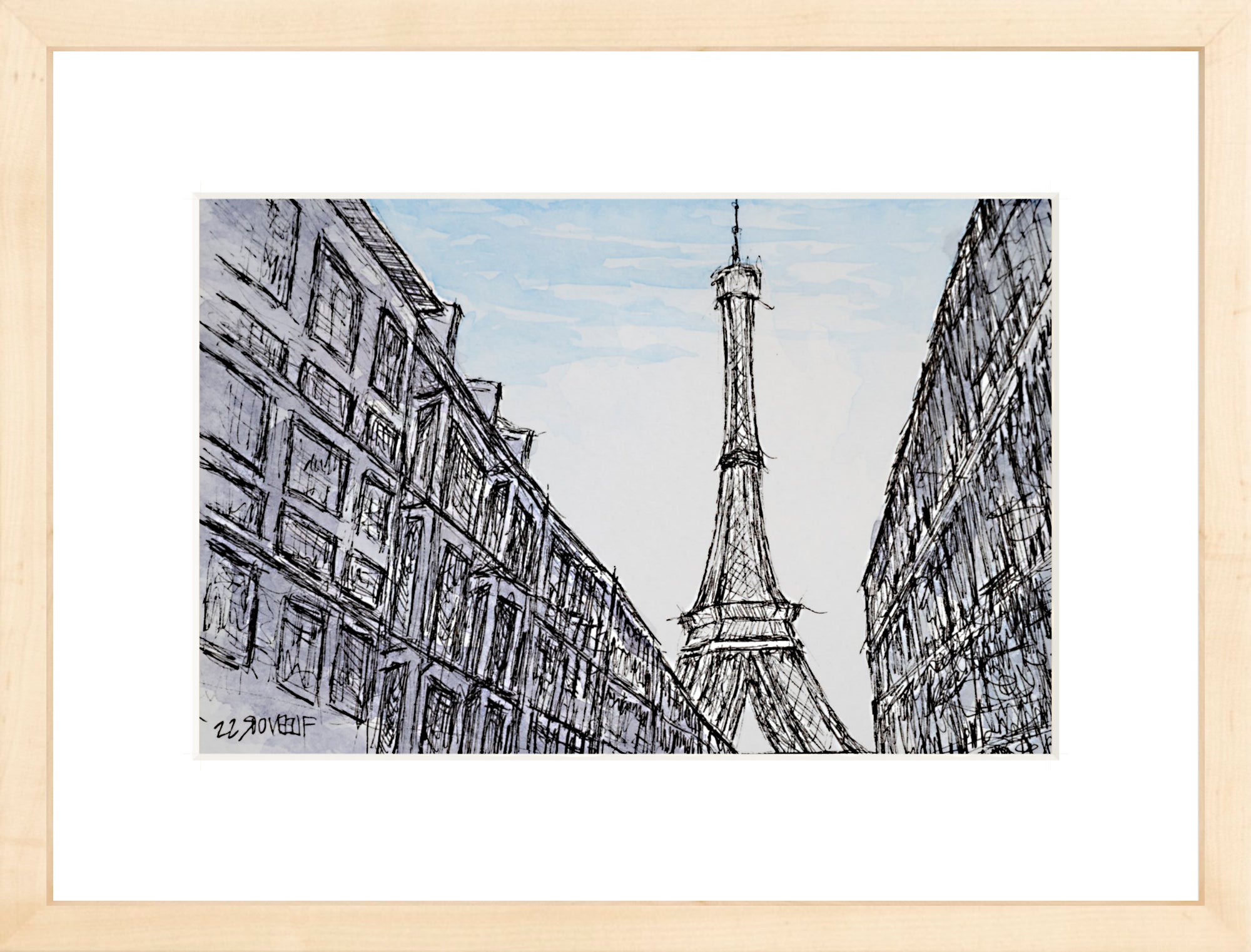 #Framed Print_8x12"_Natural