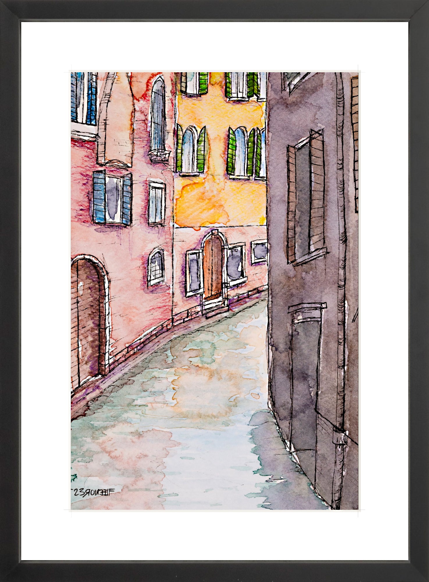 #Framed Print_12x18"_Black