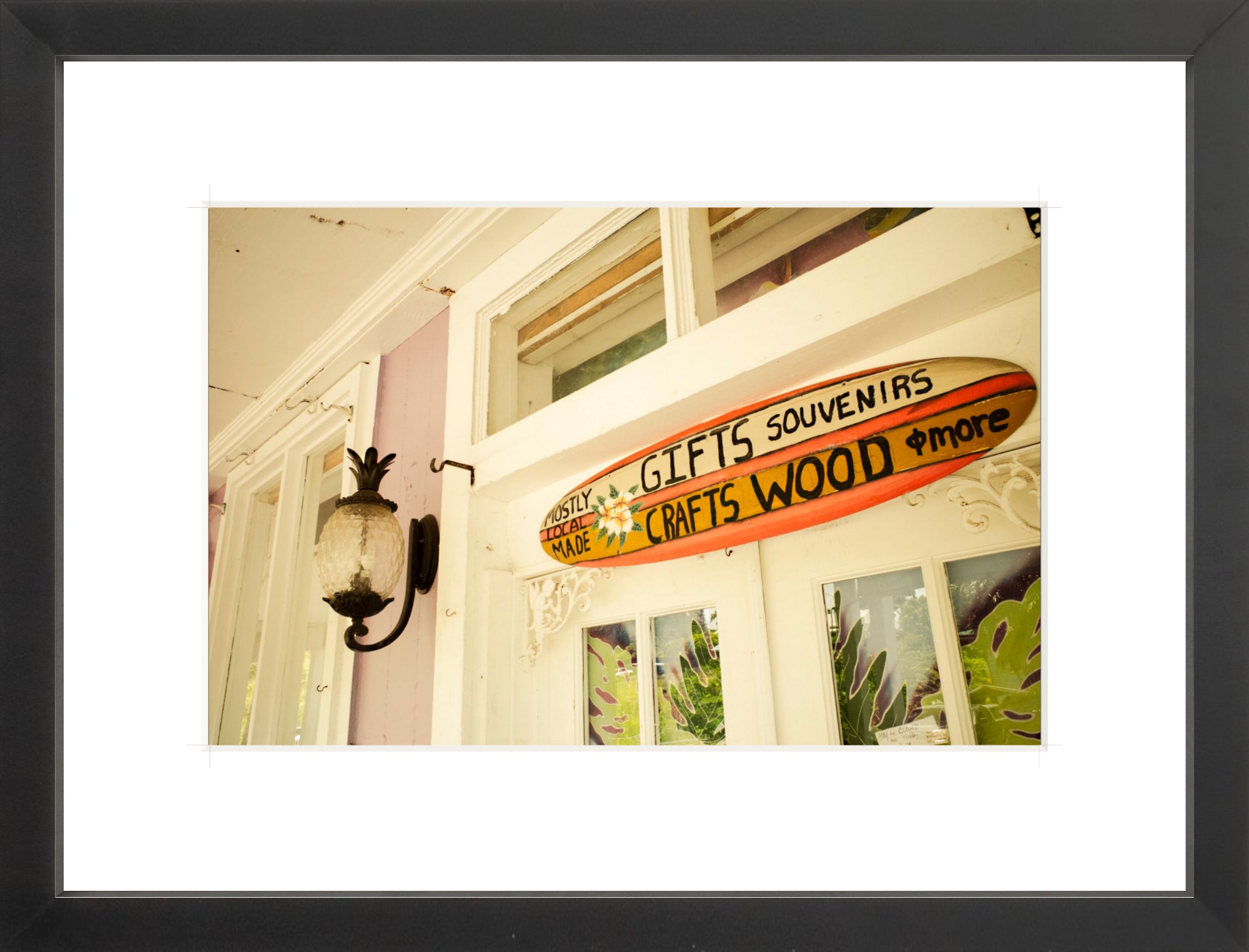 #Framed Print_12x8"_Black