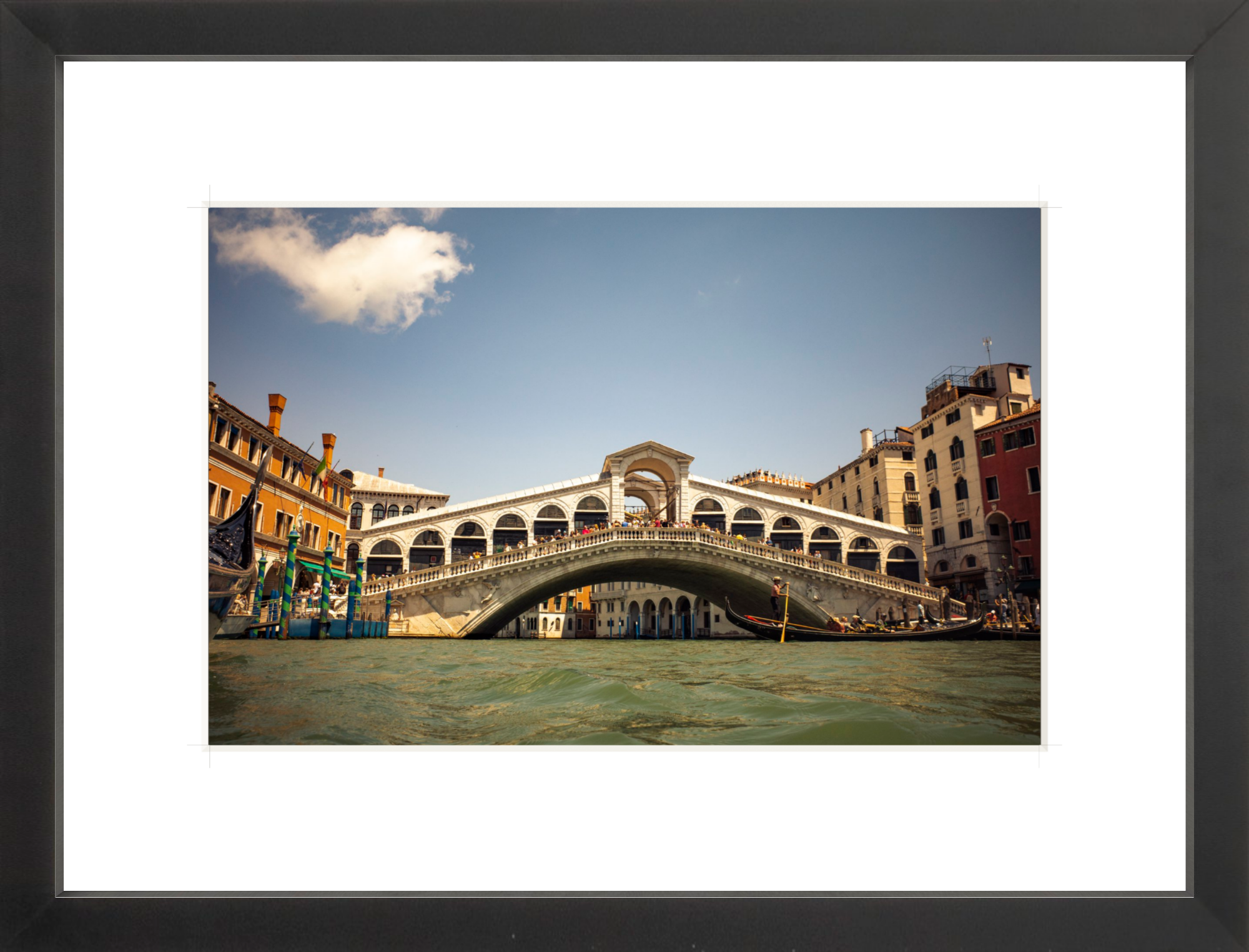 #Framed Print_12x8"_Black