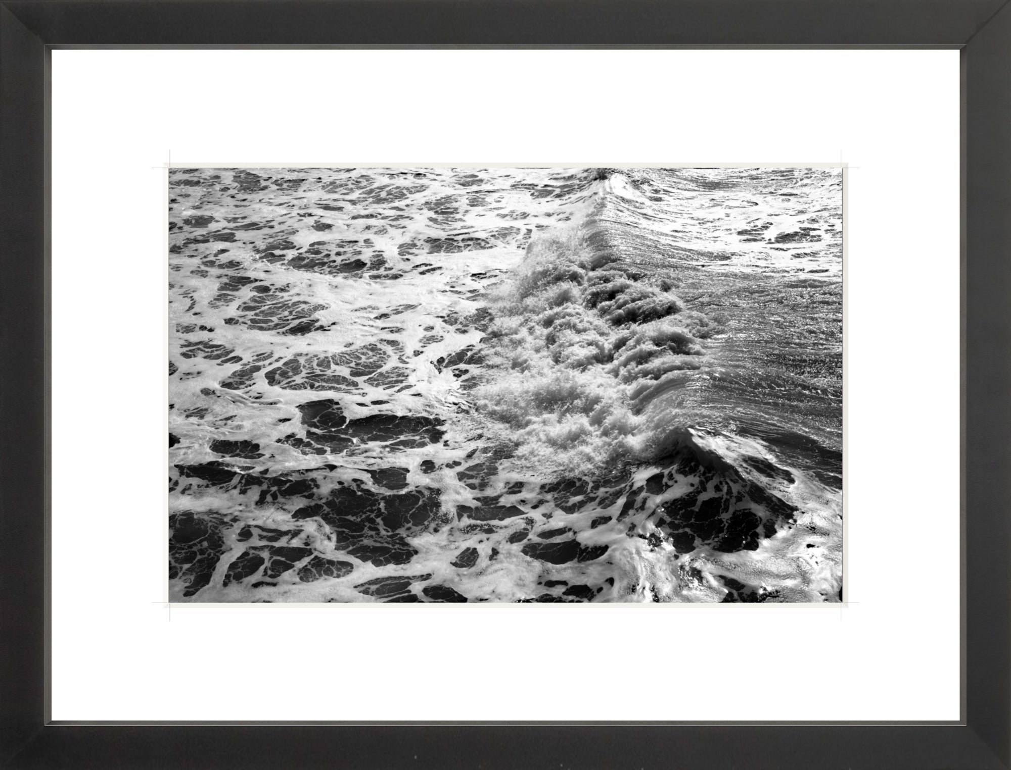 #Framed Print_12x8"_Black