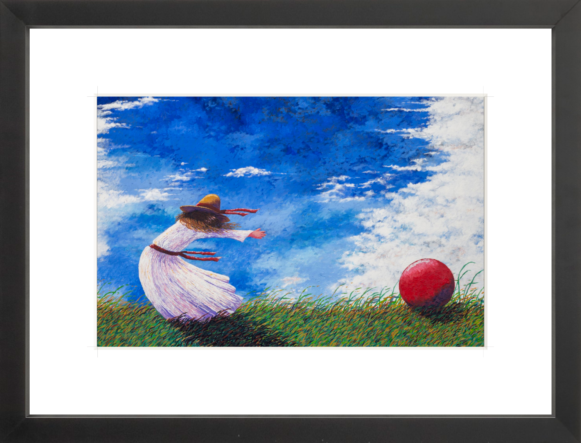 #Framed Print_12x8"_Black