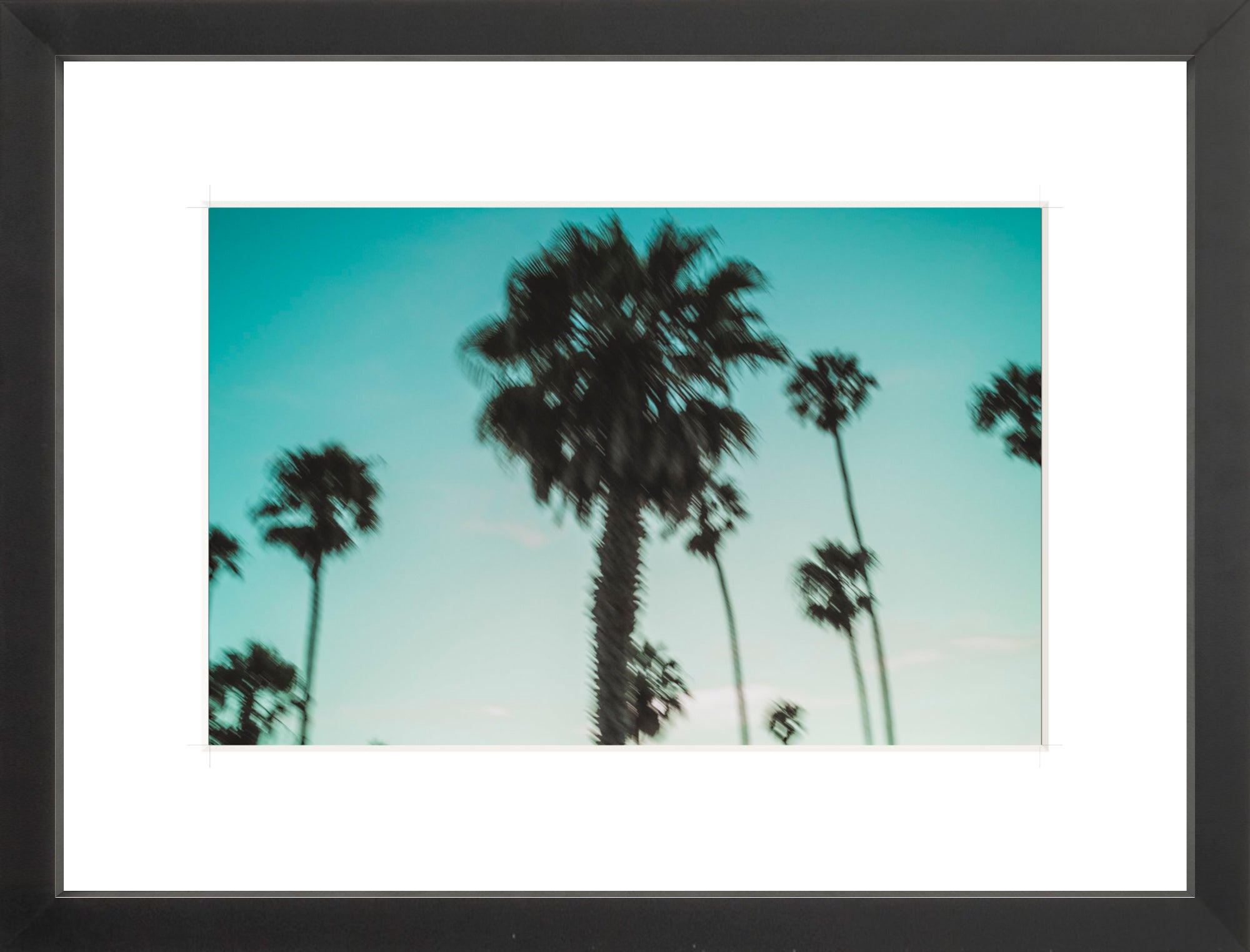 #Framed Print_12x8"_Black