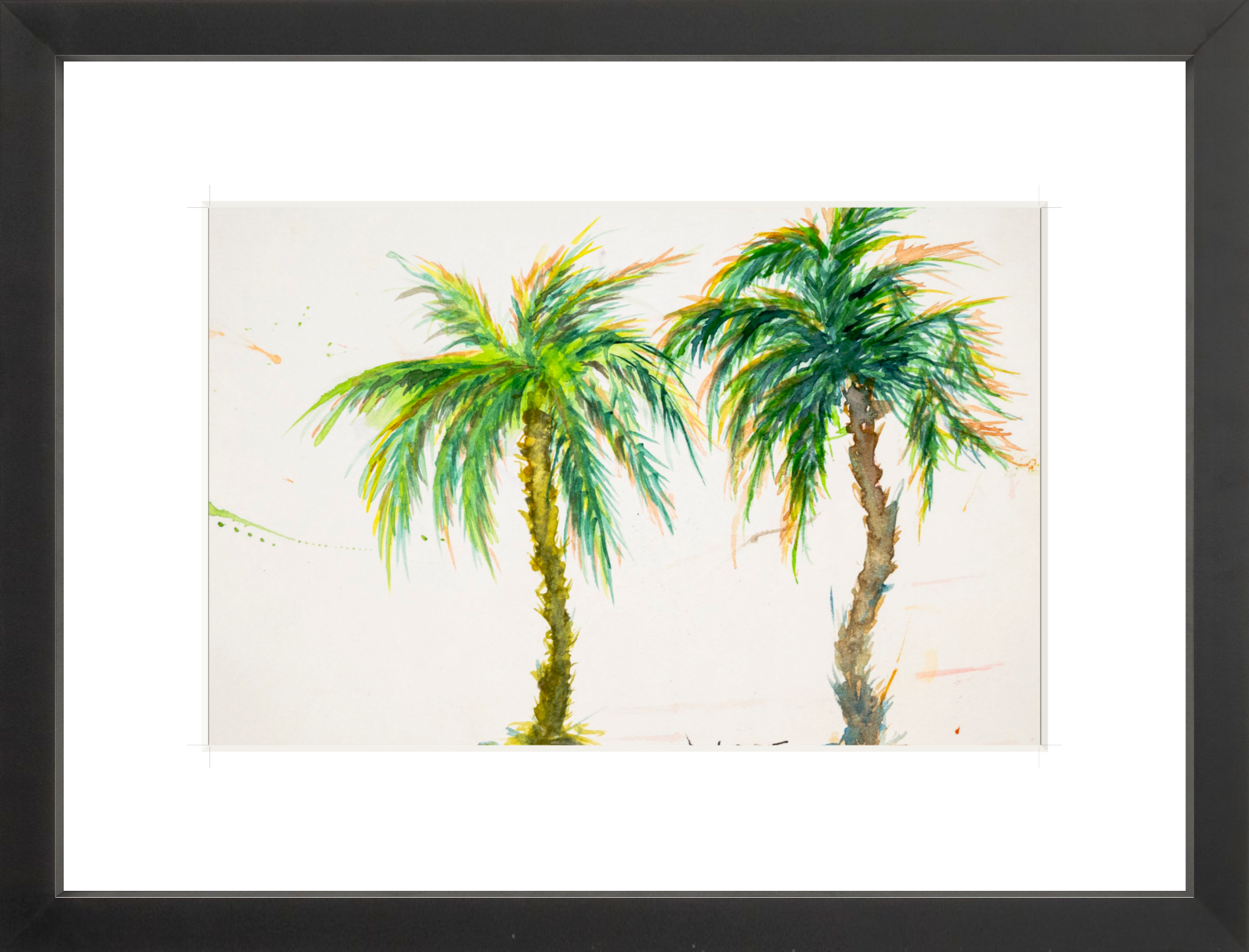 #Framed Print_12x8"_Black
