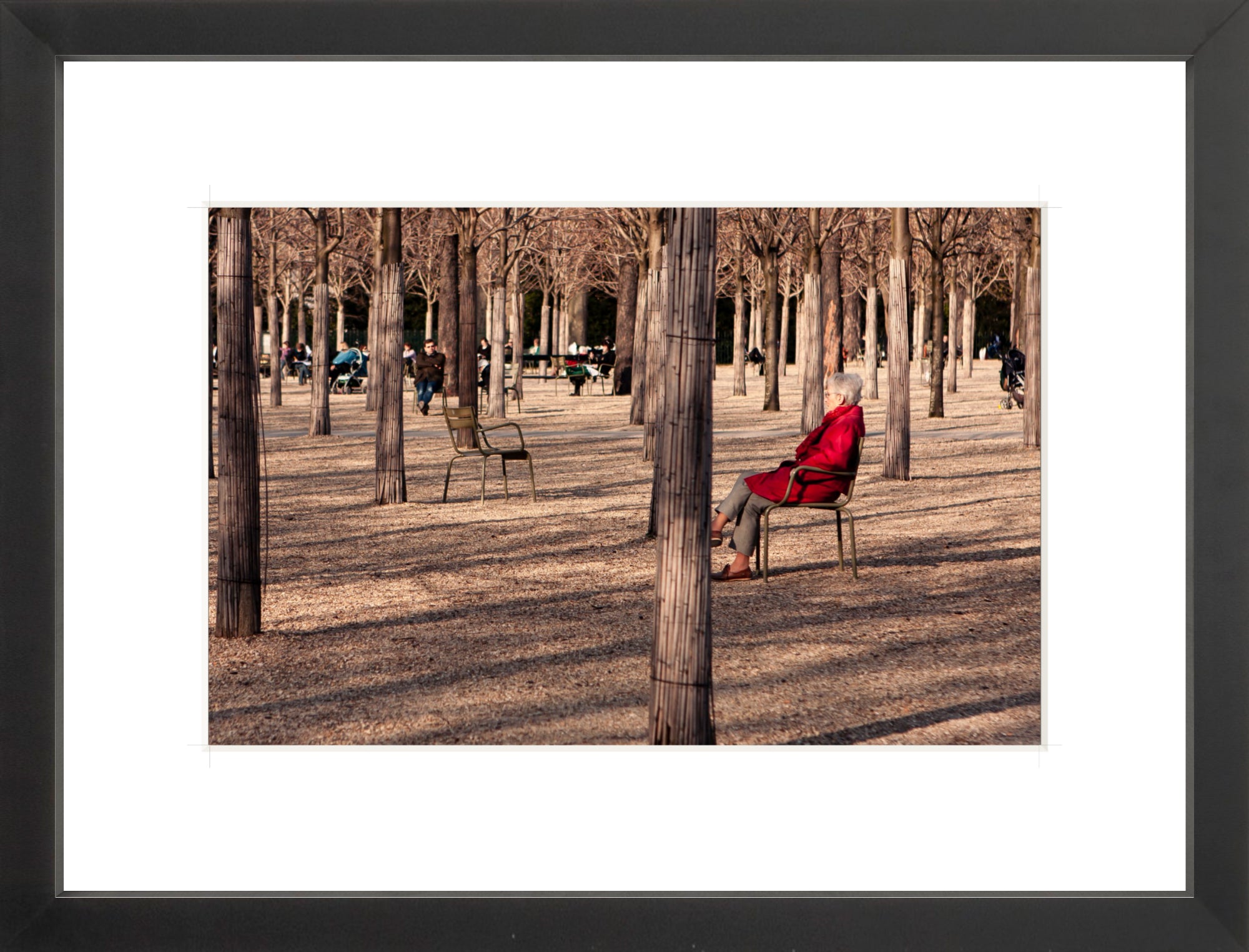 #Framed Print_12x8"_Black