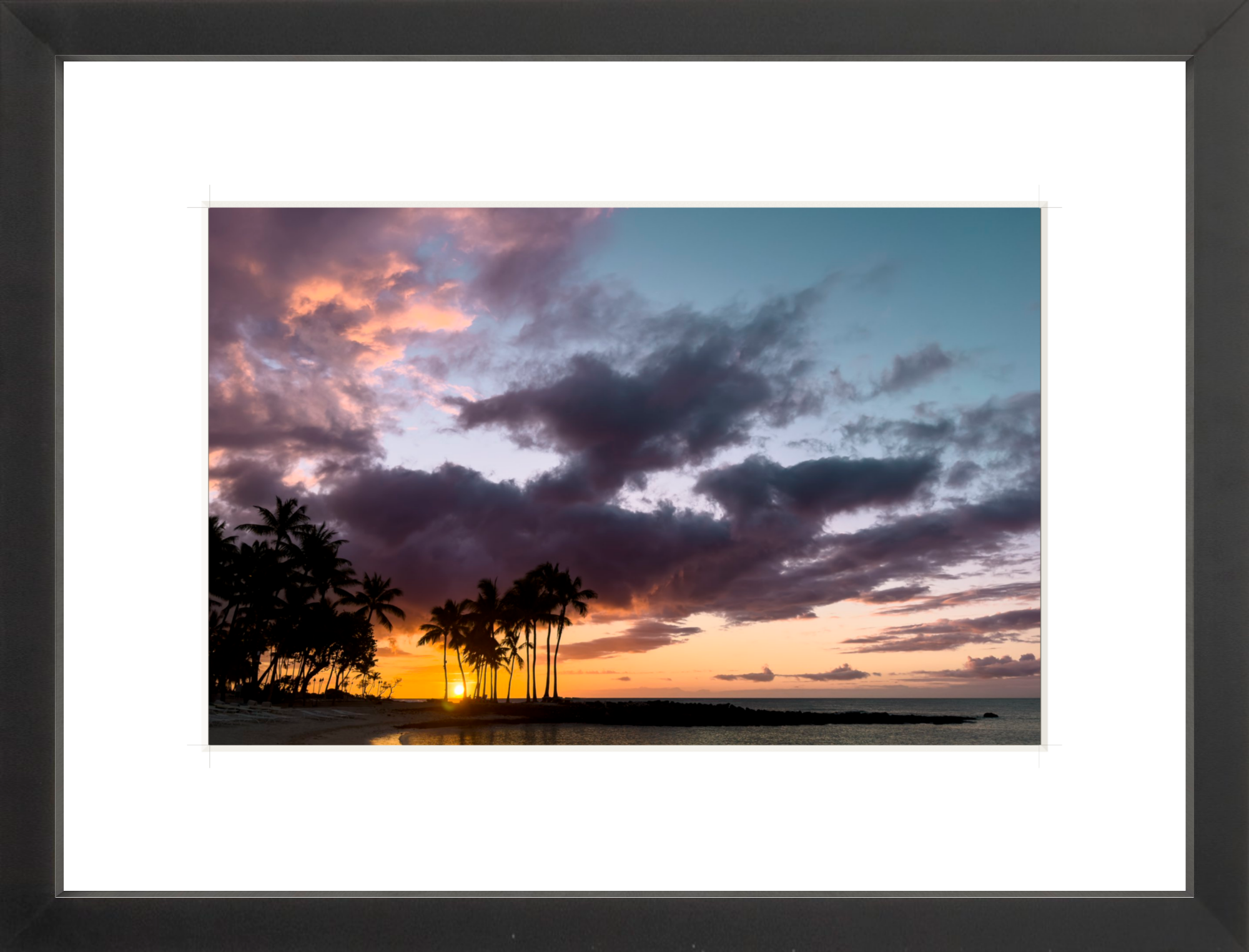 #Framed Print_12x8"_Black