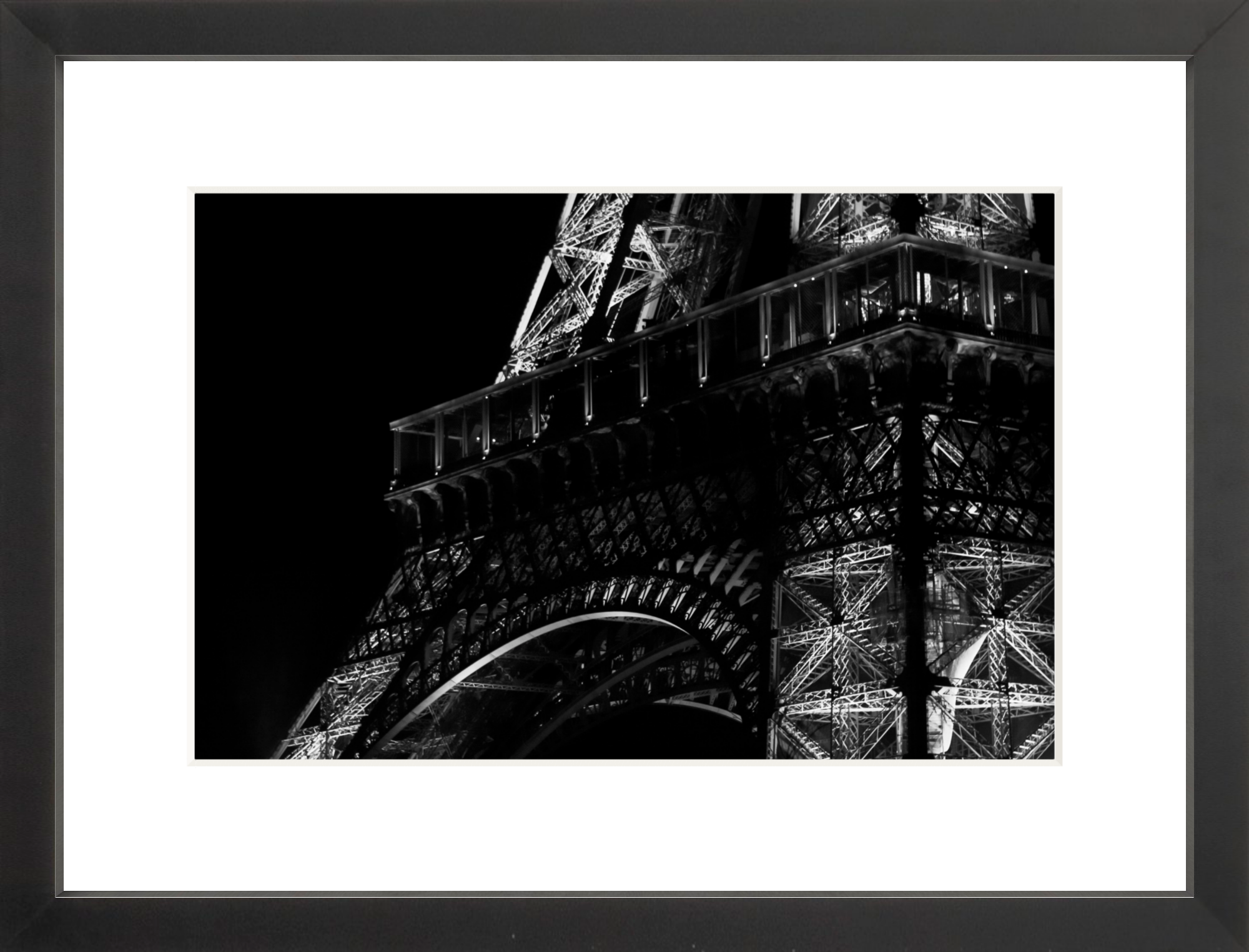 #Framed Print_12x8"_Black