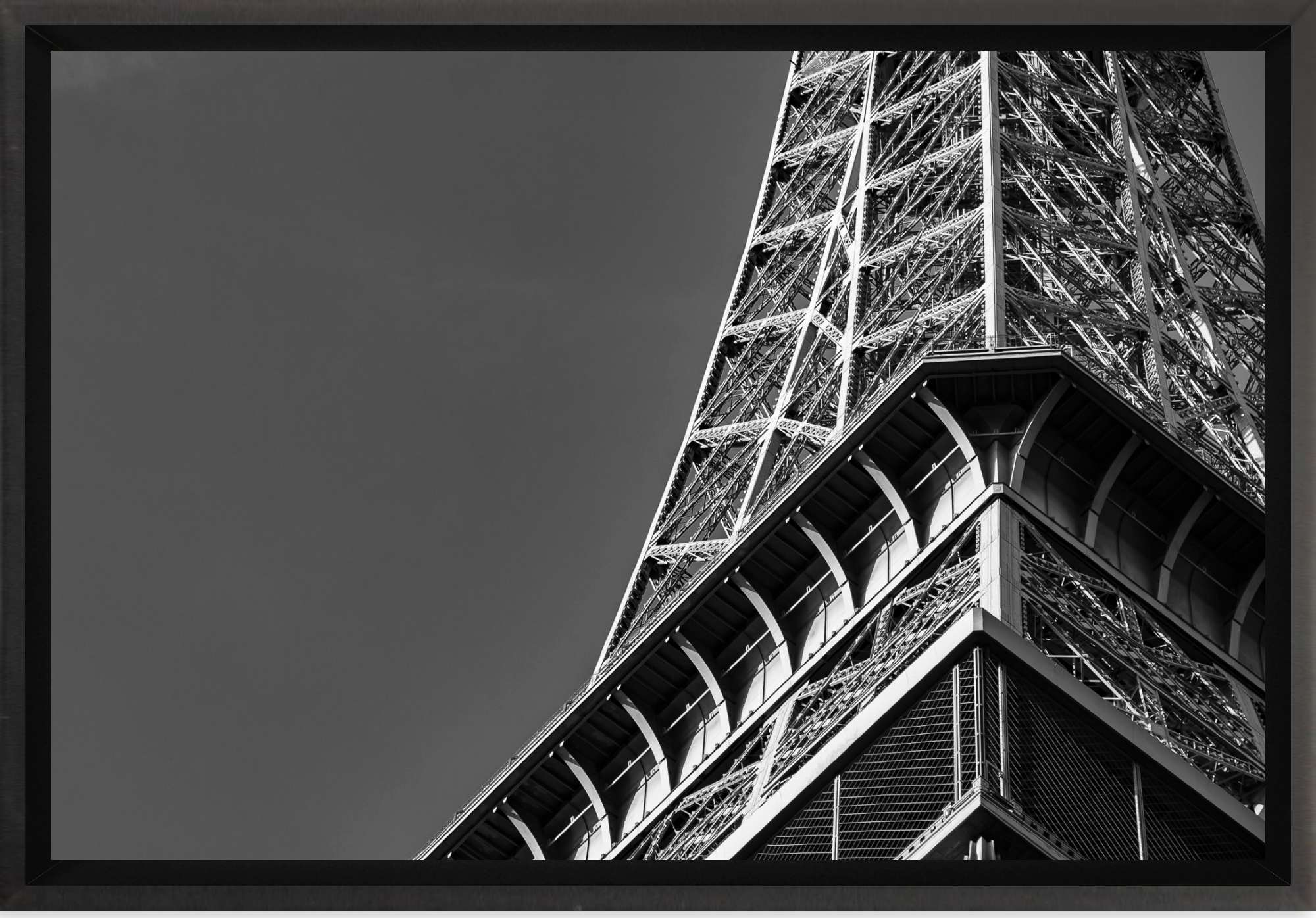 #Framed Canvas_12x8"_Black
