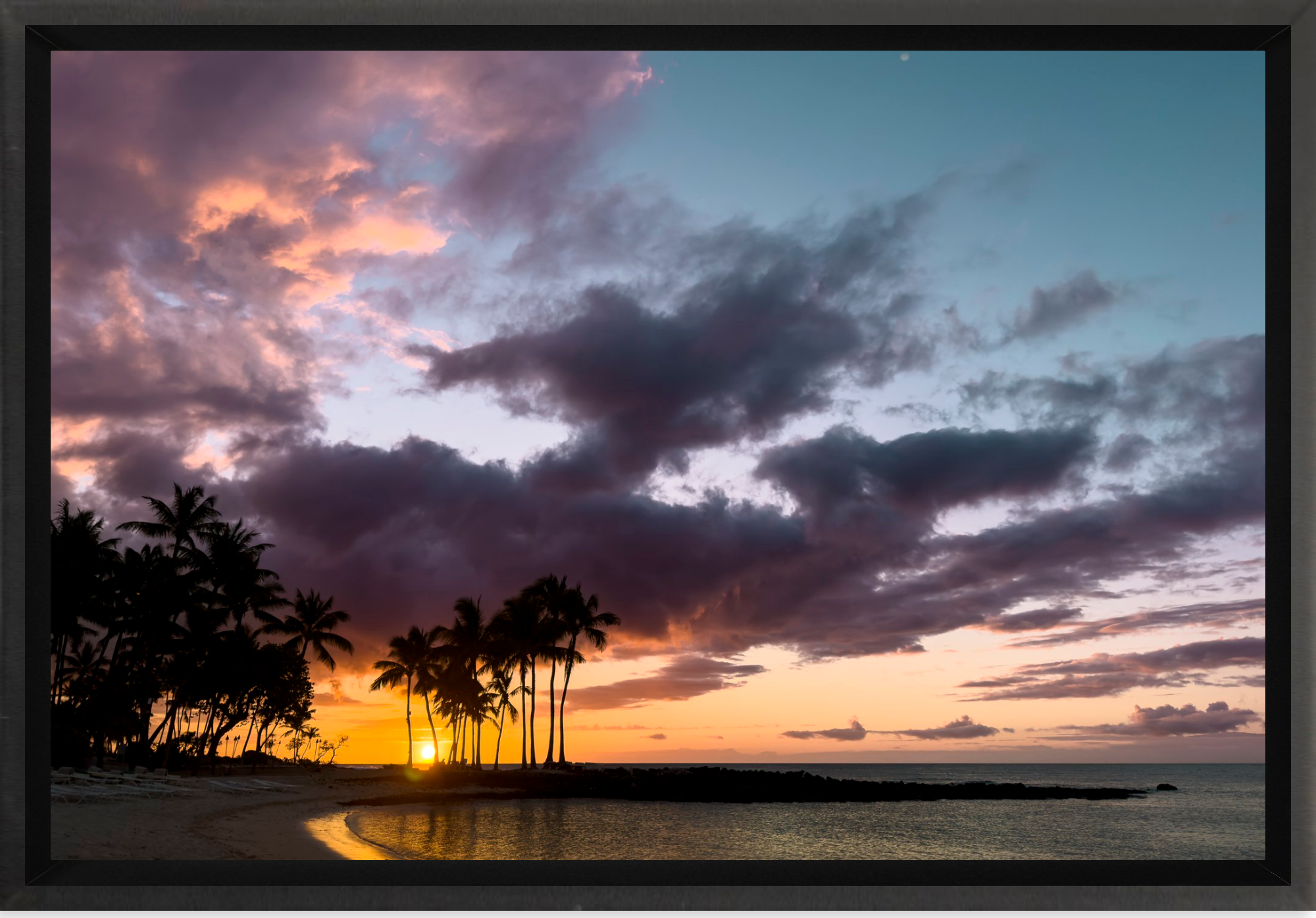 #Framed Canvas_12x8"_Black