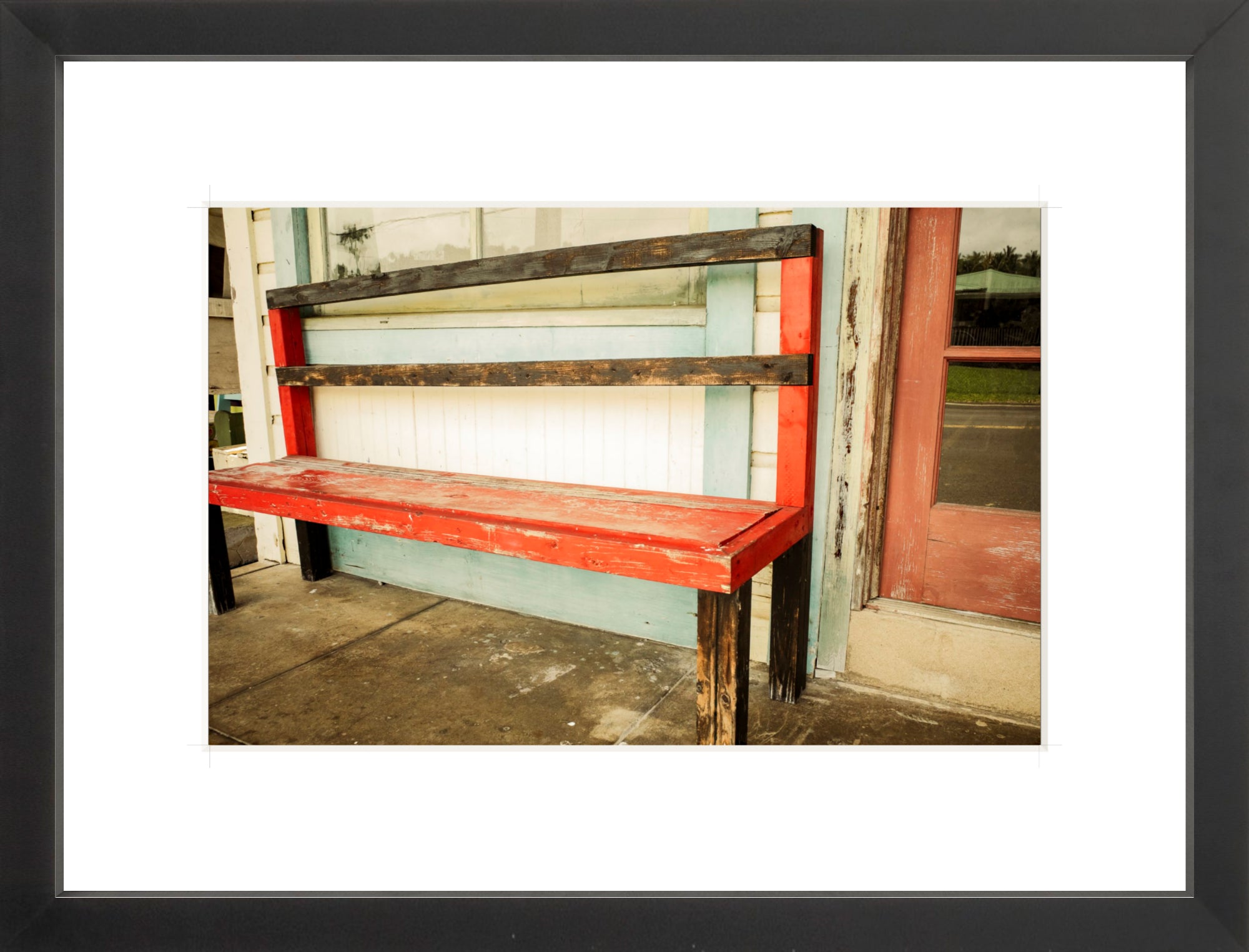 #Framed Print_12x8"_Black