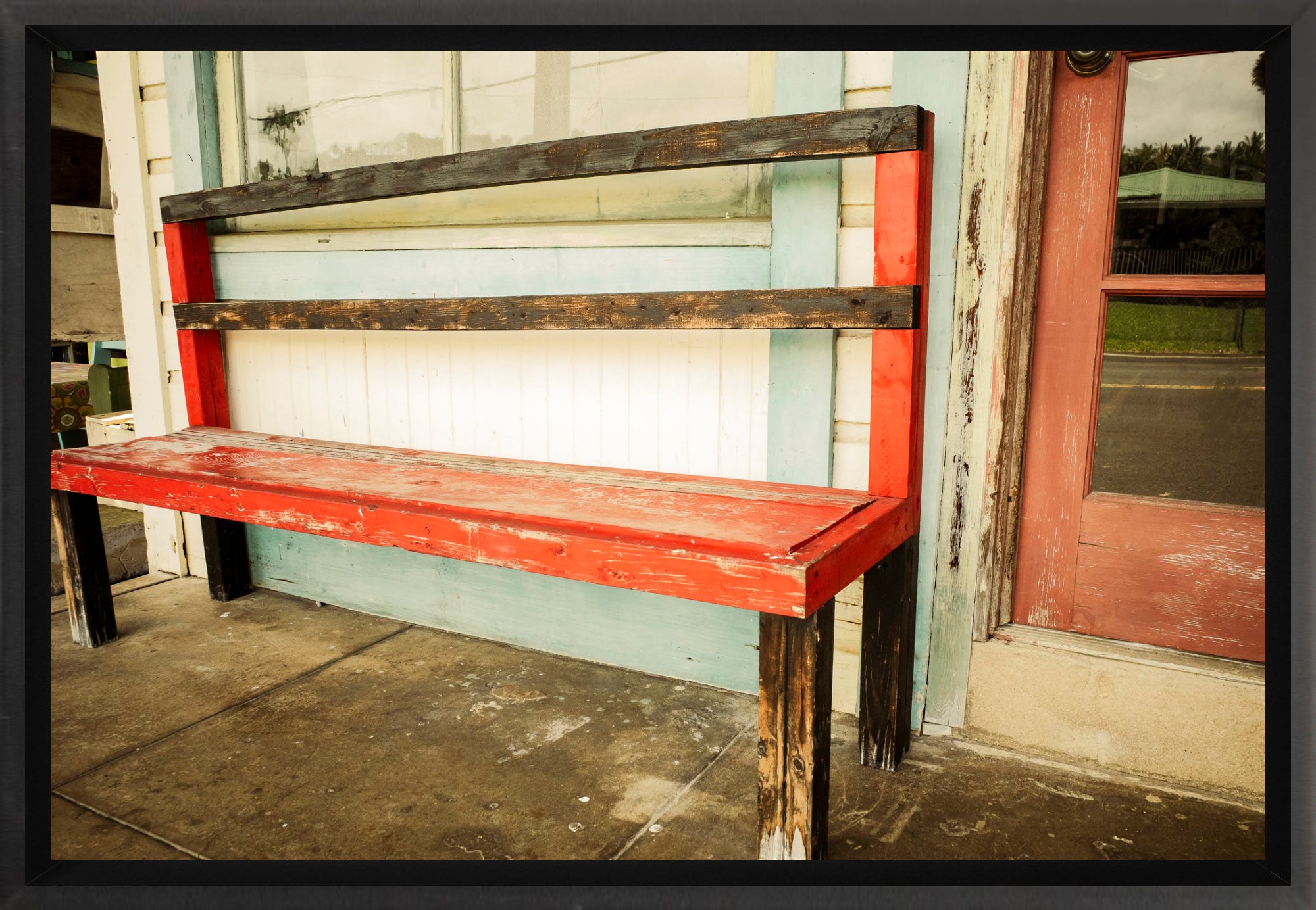 #Framed Canvas_12x8"_Black