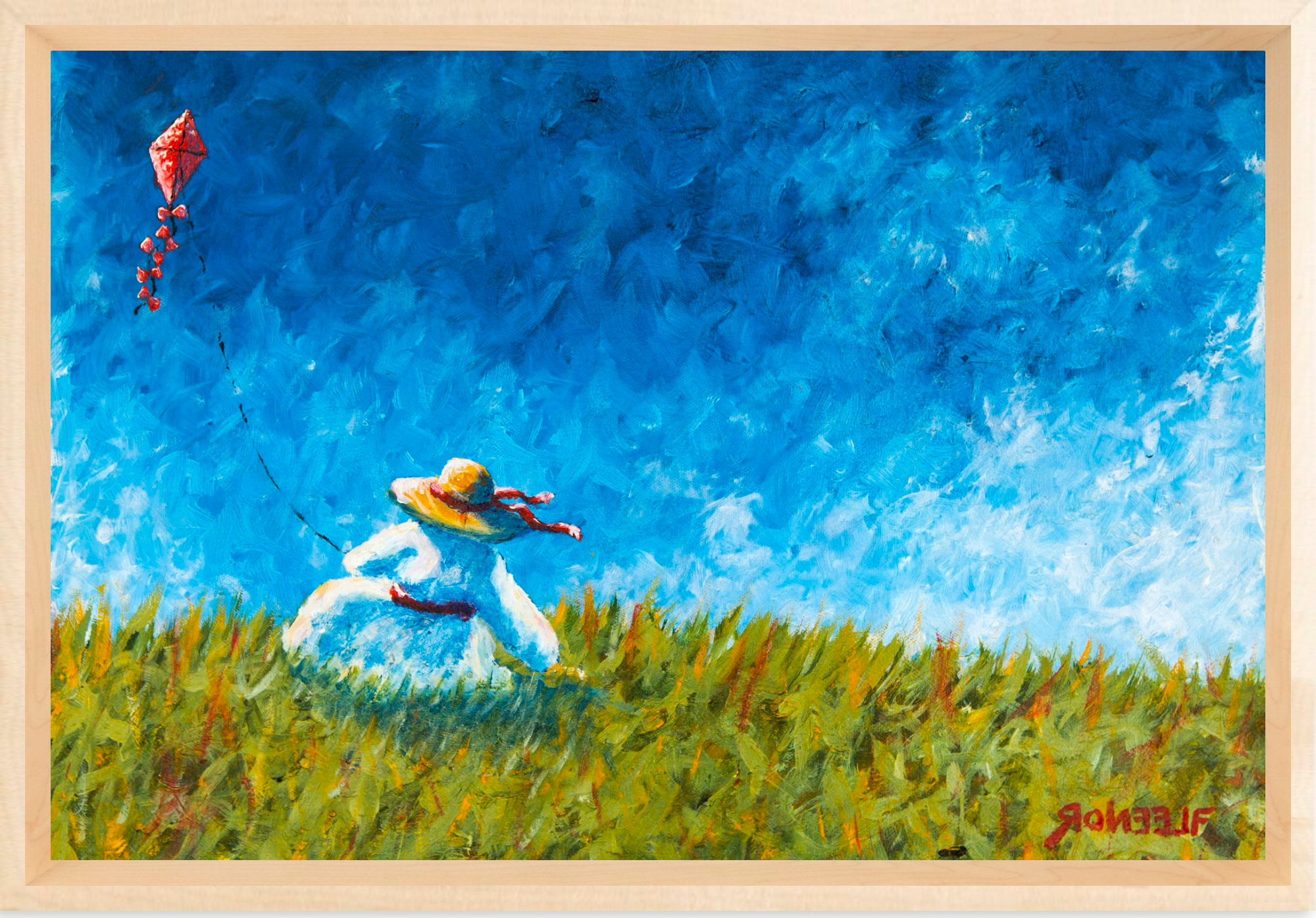 #Framed Canvas_12x8"_Natural