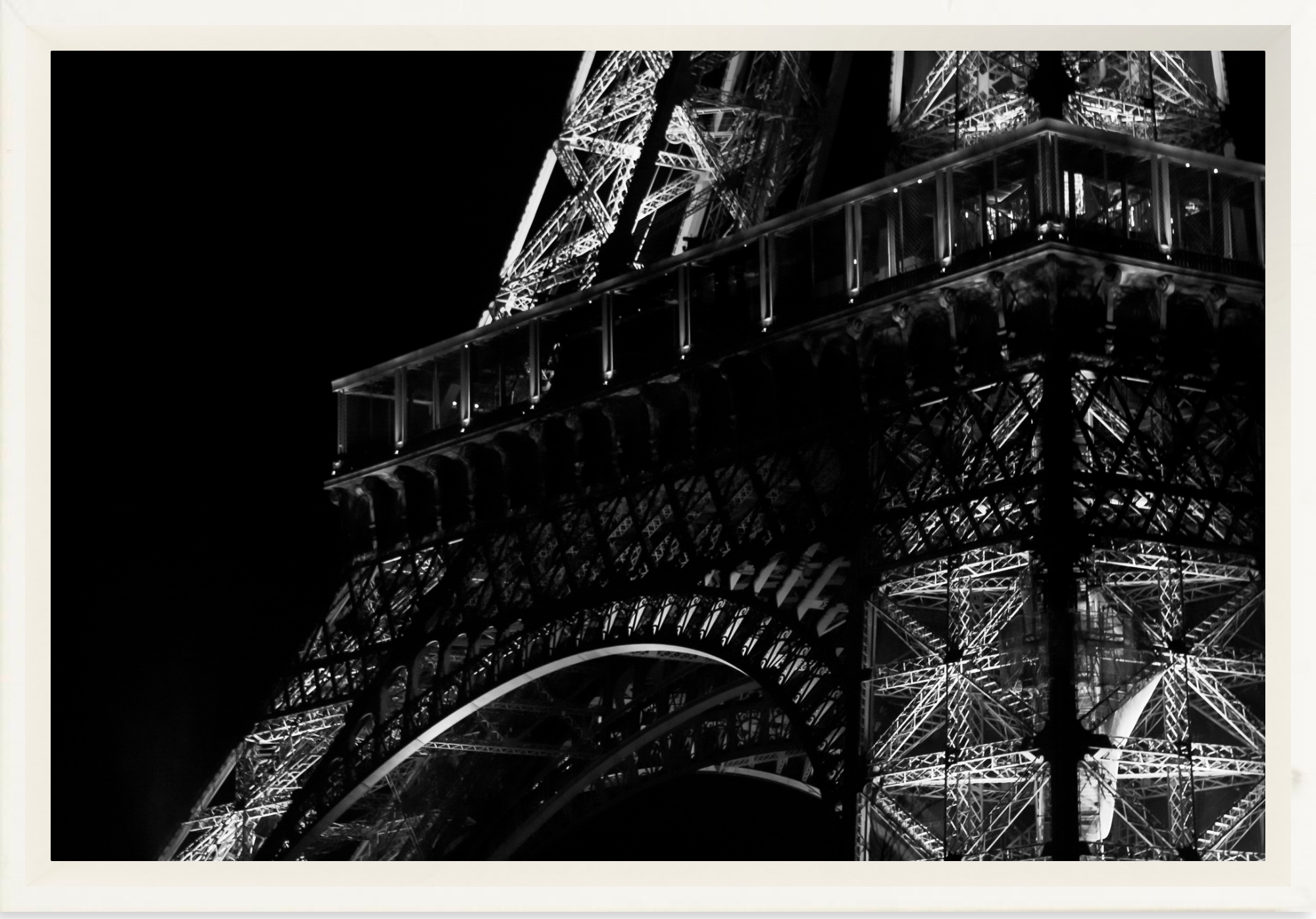 #Framed Canvas_12x8"_White
