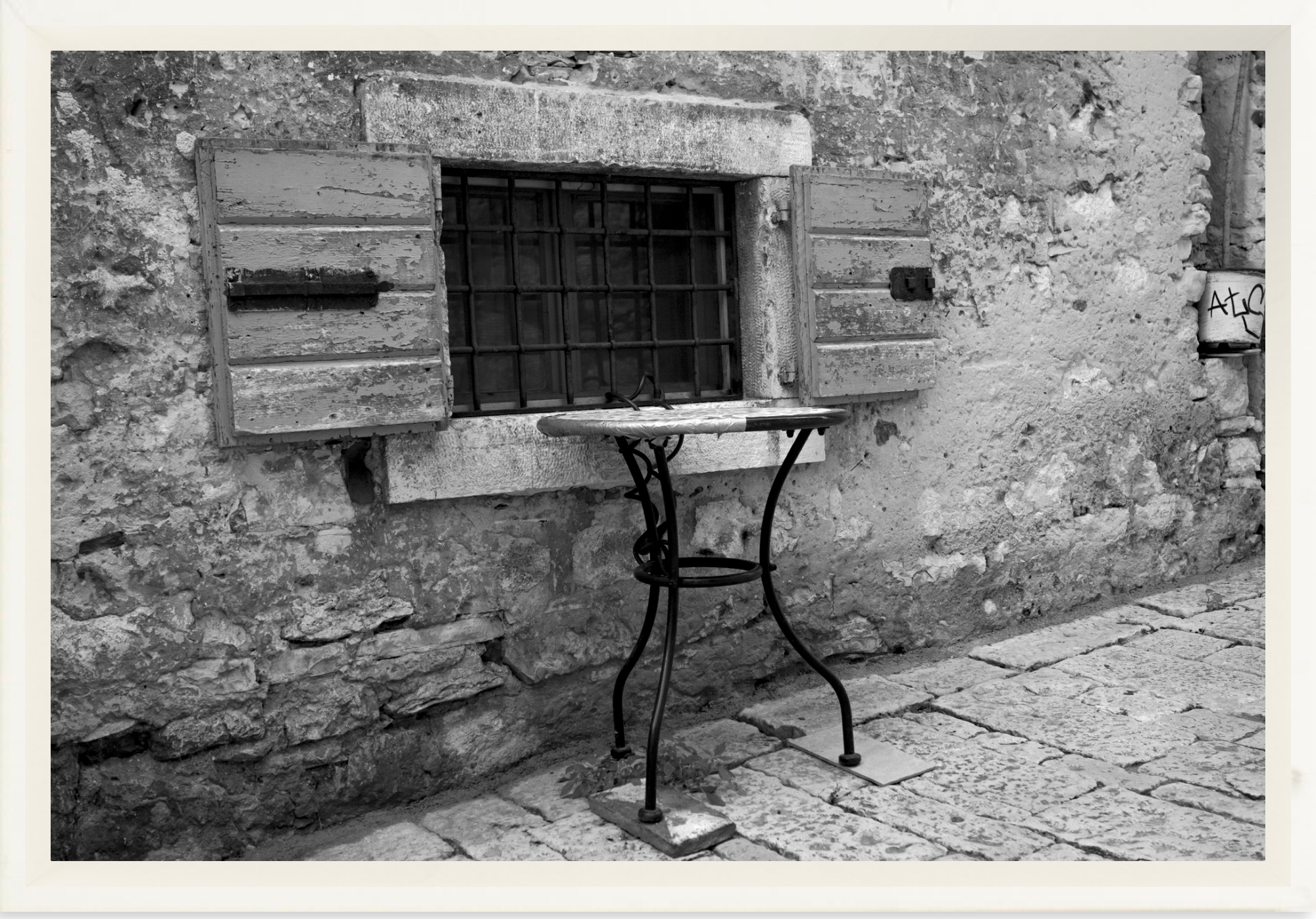 #Framed Canvas_12x8"_White