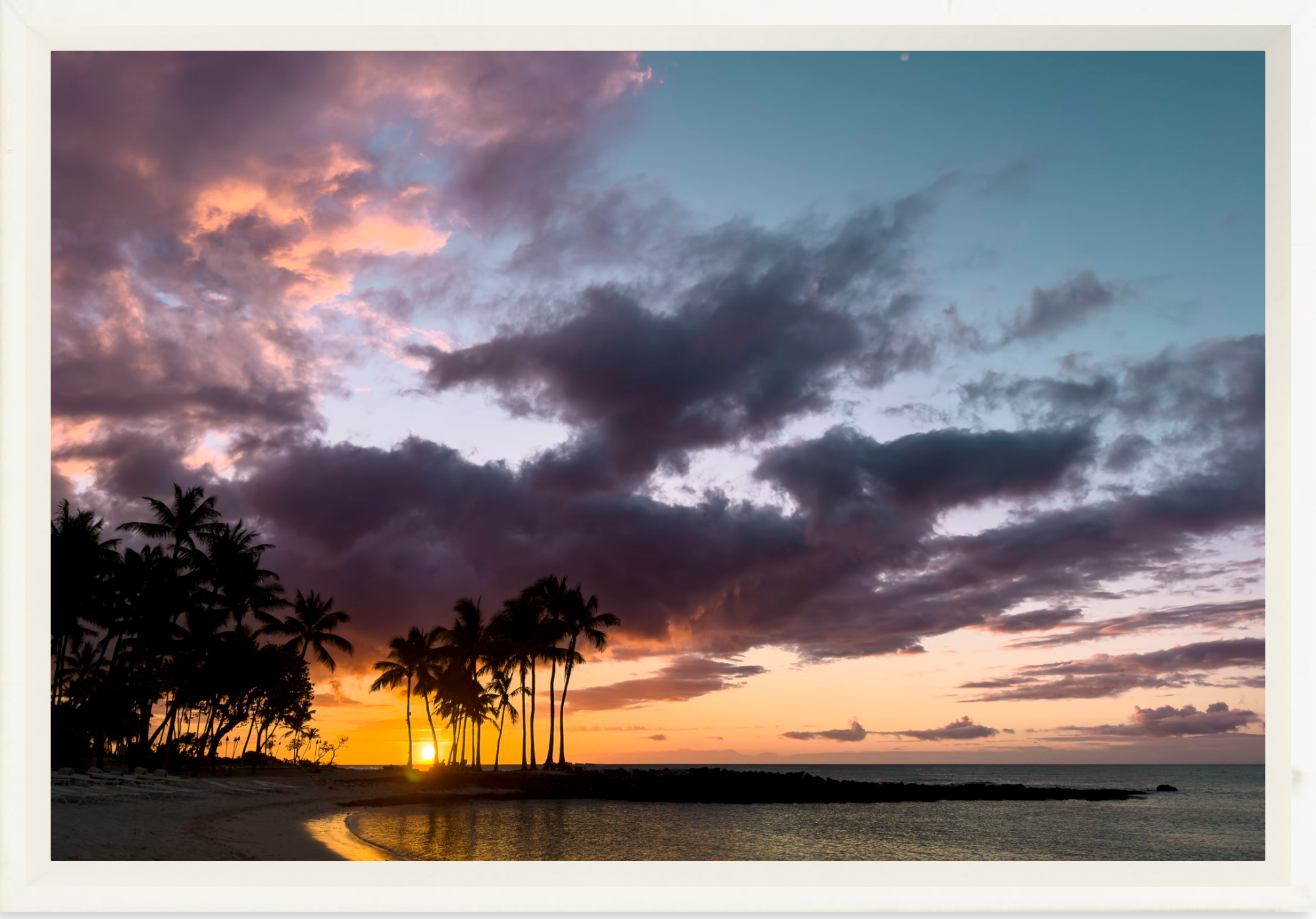 #Framed Canvas_12x8"_White