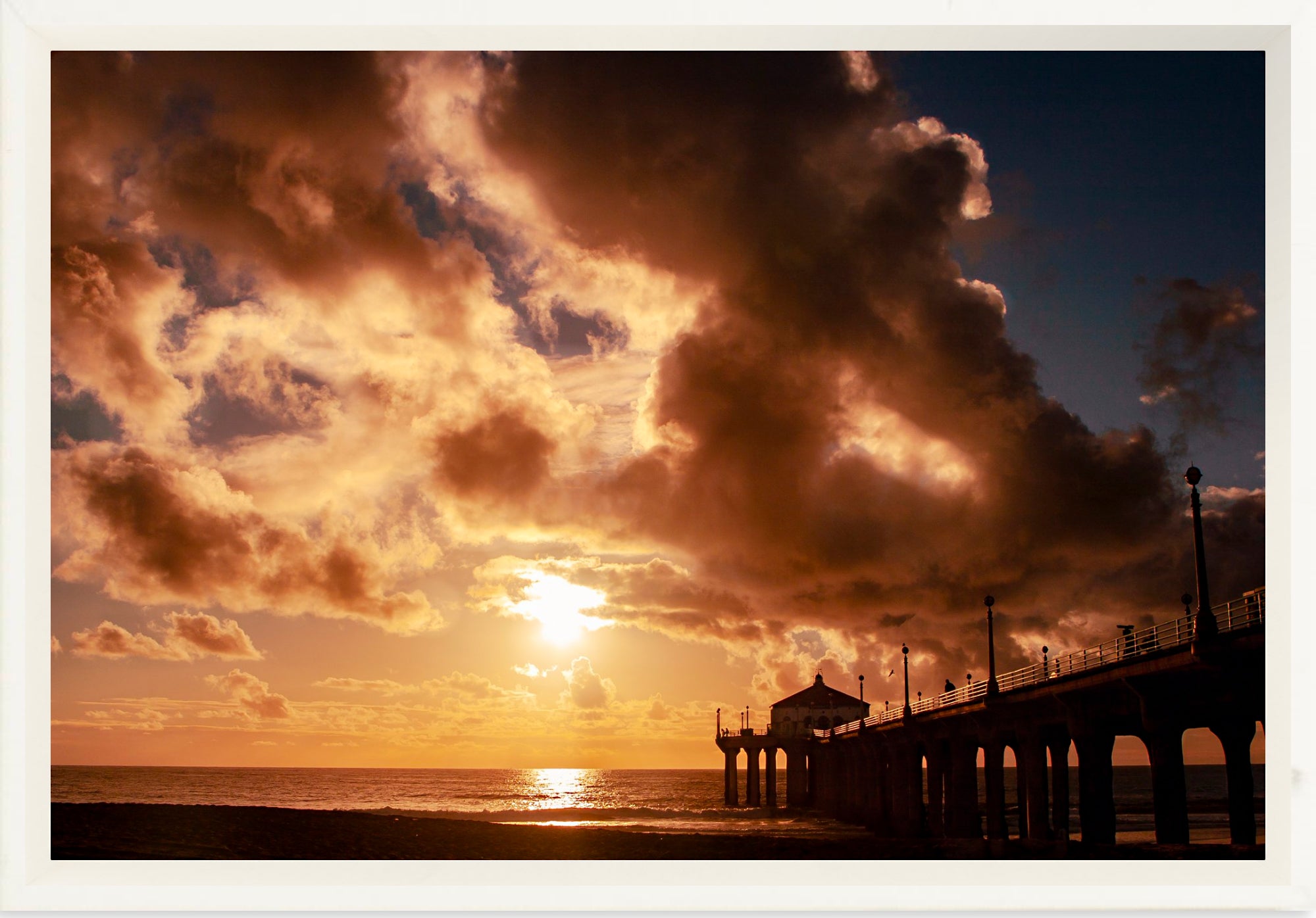 #Framed Canvas_12x8"_White