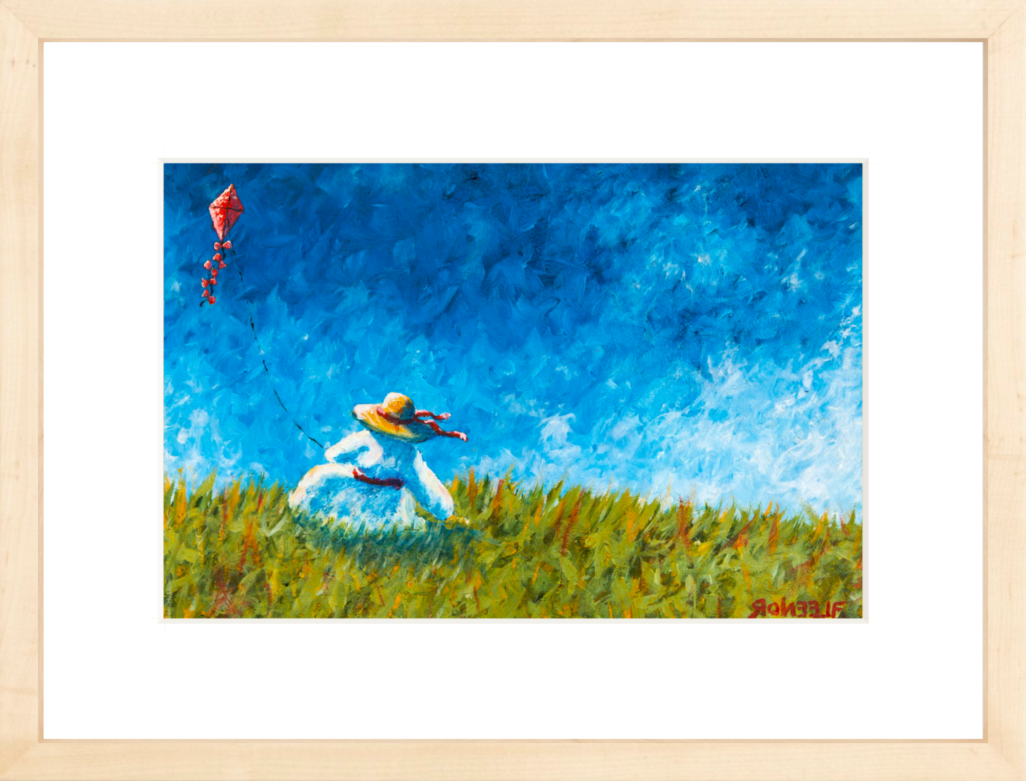 #Framed Print_12x8"_Natural