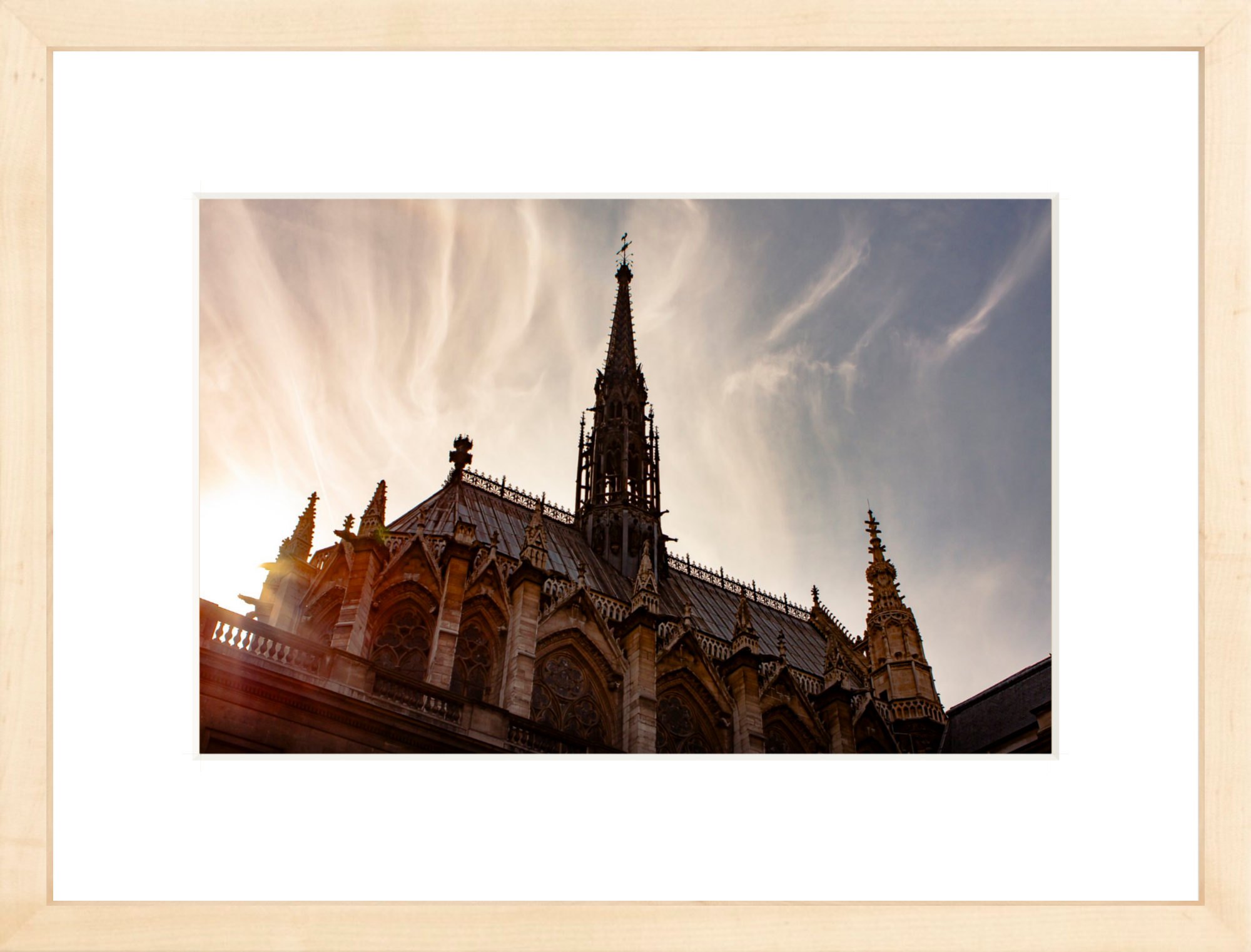 #Framed Print_12x8"_Natural